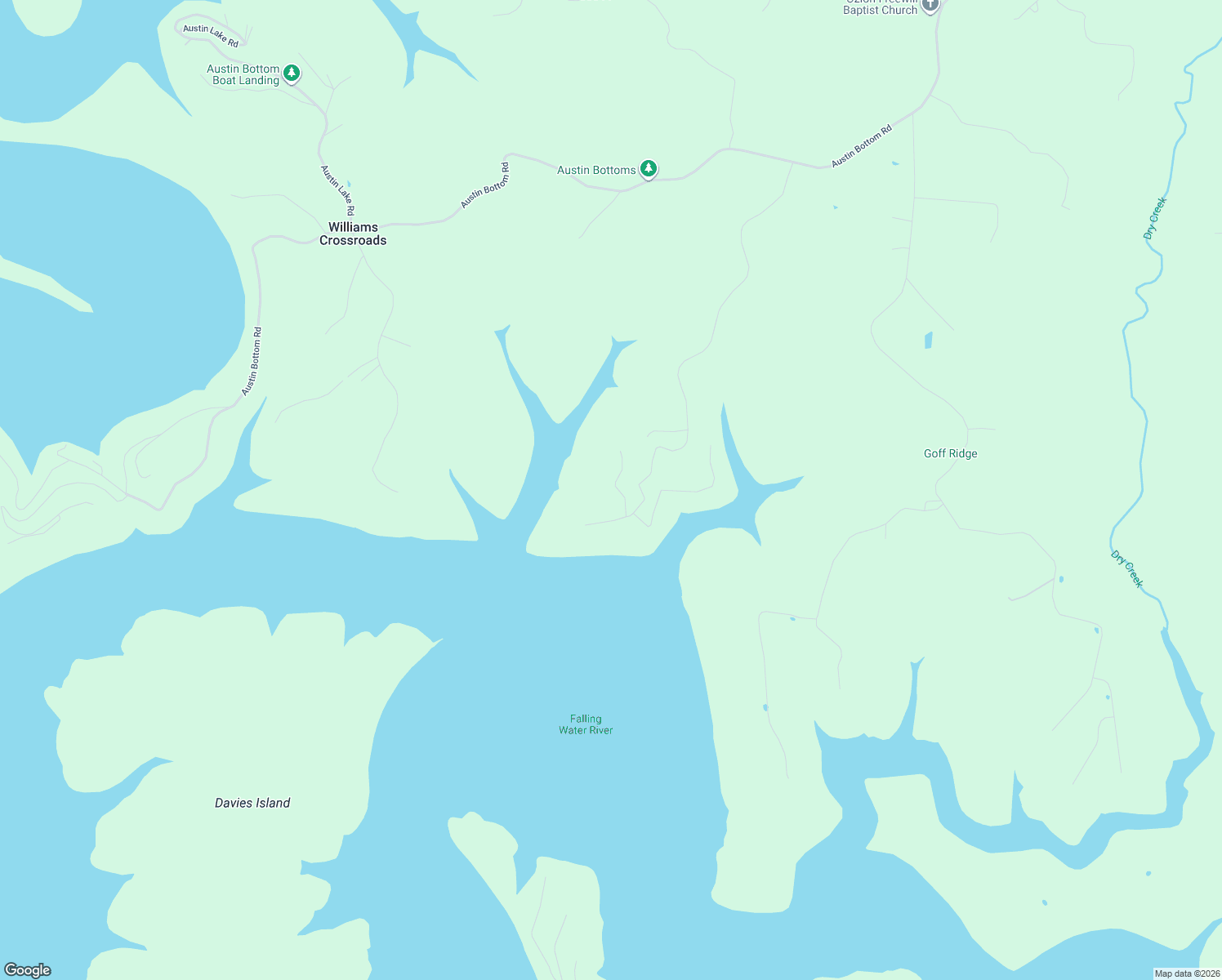 map of restaurants, bars, coffee shops, grocery stores, and more near 199 Dillon Road in Baxter