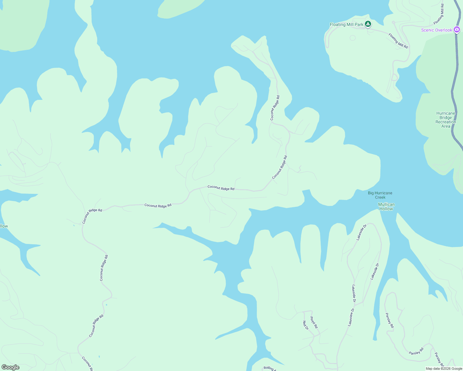 map of restaurants, bars, coffee shops, grocery stores, and more near 2205 Coconut Ridge Road in Smithville