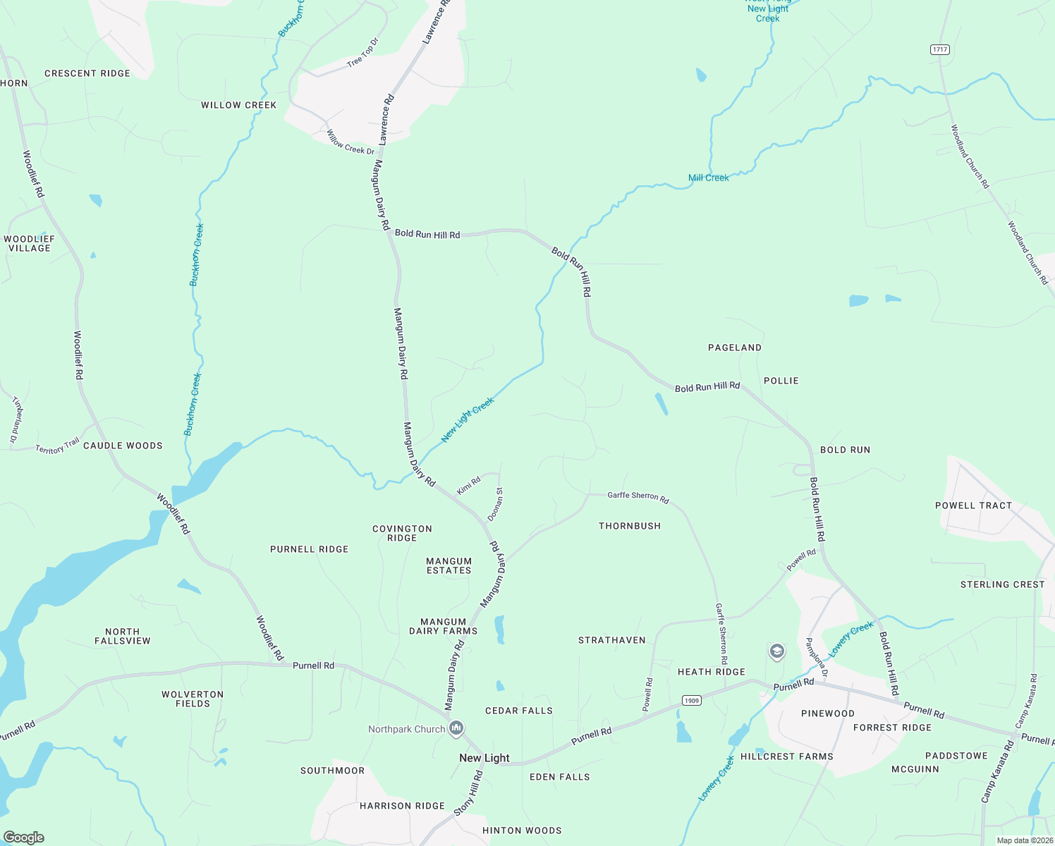 map of restaurants, bars, coffee shops, grocery stores, and more near 6037 Doonan Street in Wake Forest