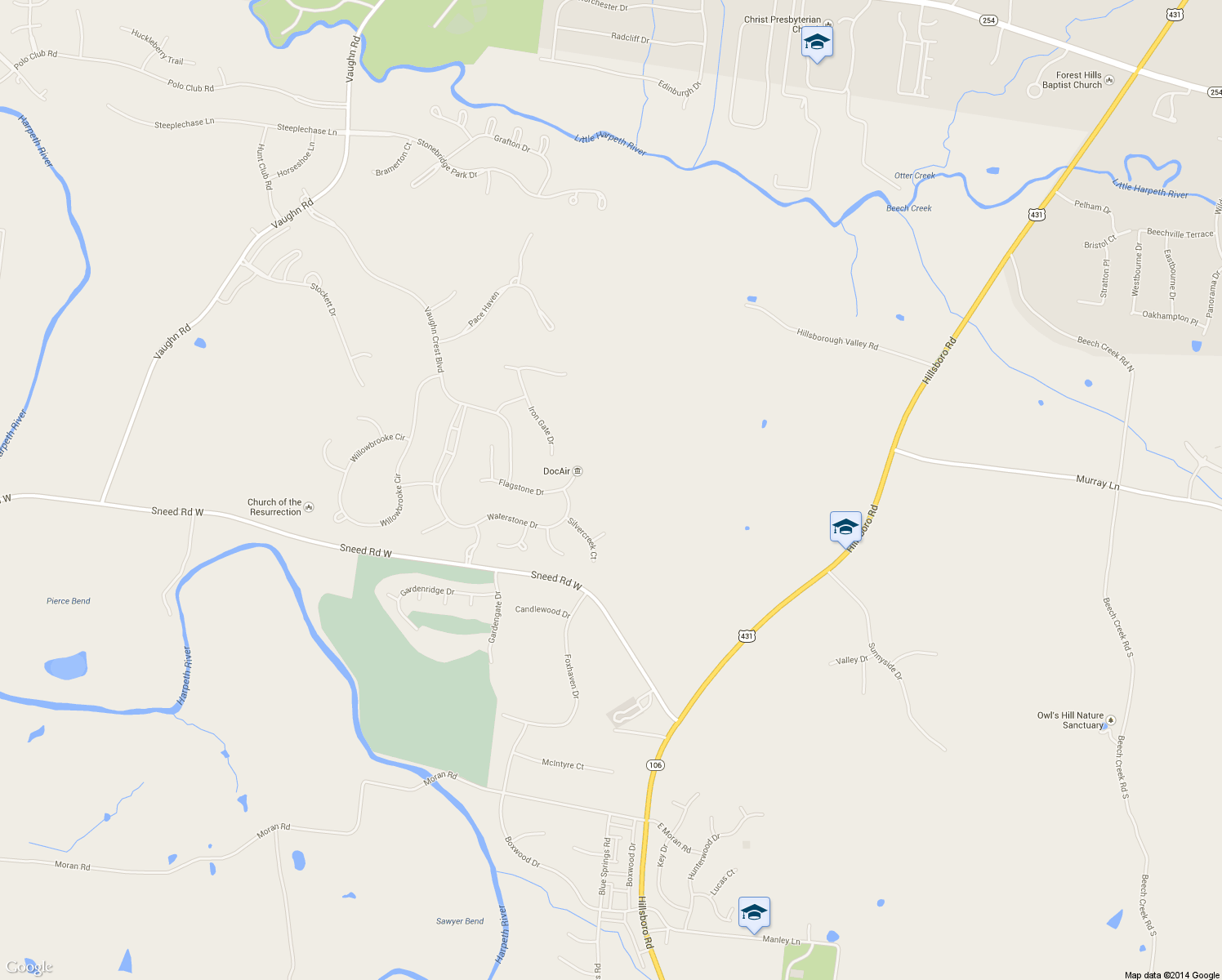 map of restaurants, bars, coffee shops, grocery stores, and more near 4020 Flagstone Court in Franklin