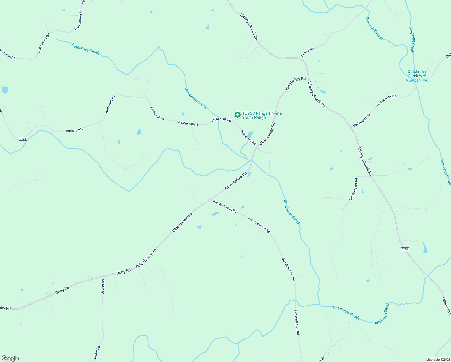 map of restaurants, bars, coffee shops, grocery stores, and more near 590 Ollie Harkey Road in Mocksville