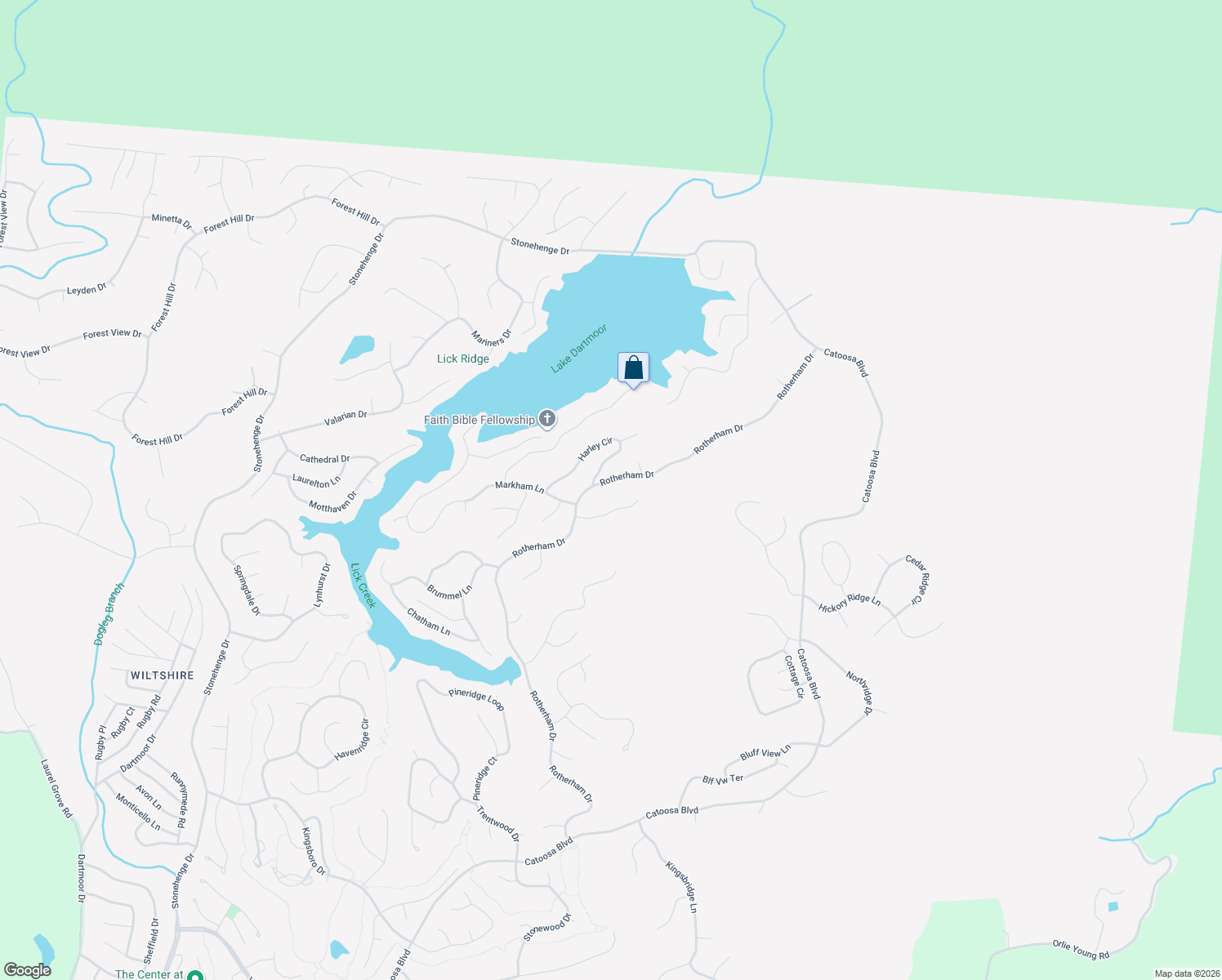 map of restaurants, bars, coffee shops, grocery stores, and more near 314 Rotherham Drive in Crossville