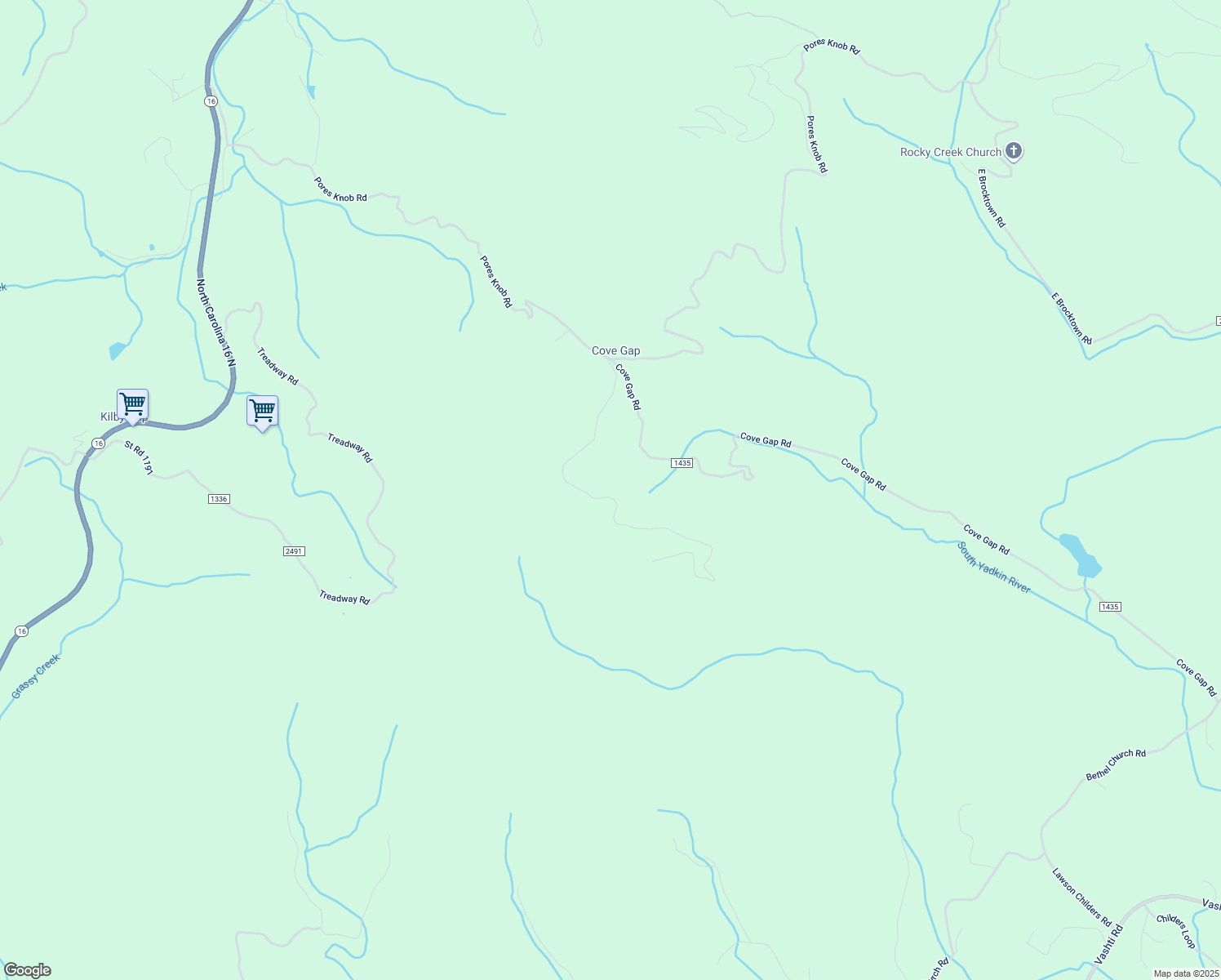 map of restaurants, bars, coffee shops, grocery stores, and more near in Moravian Falls