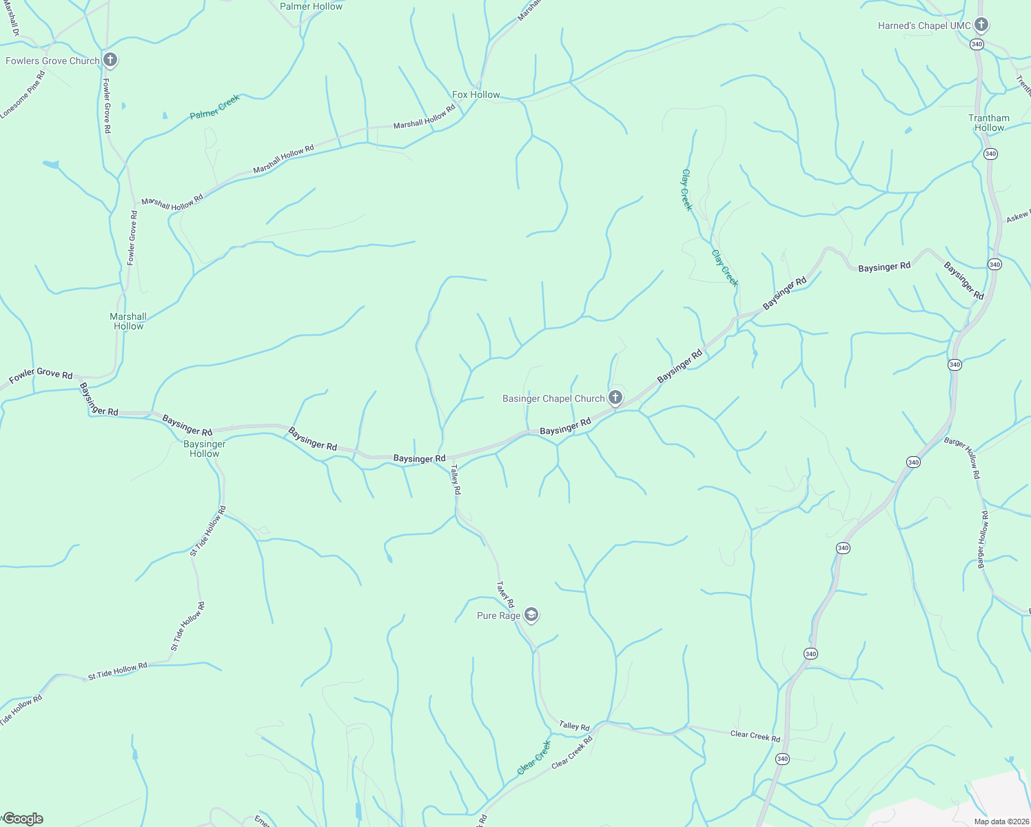 map of restaurants, bars, coffee shops, grocery stores, and more near 1066 Baysinger Road in Newport