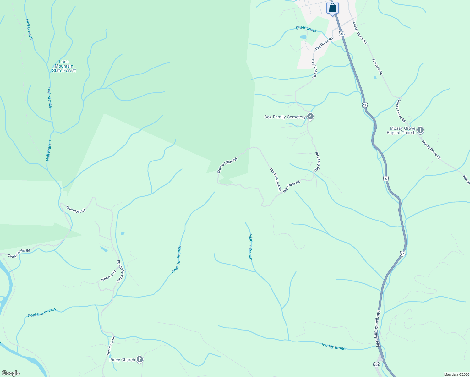 map of restaurants, bars, coffee shops, grocery stores, and more near 277 Grouse Ridge Road in Harriman