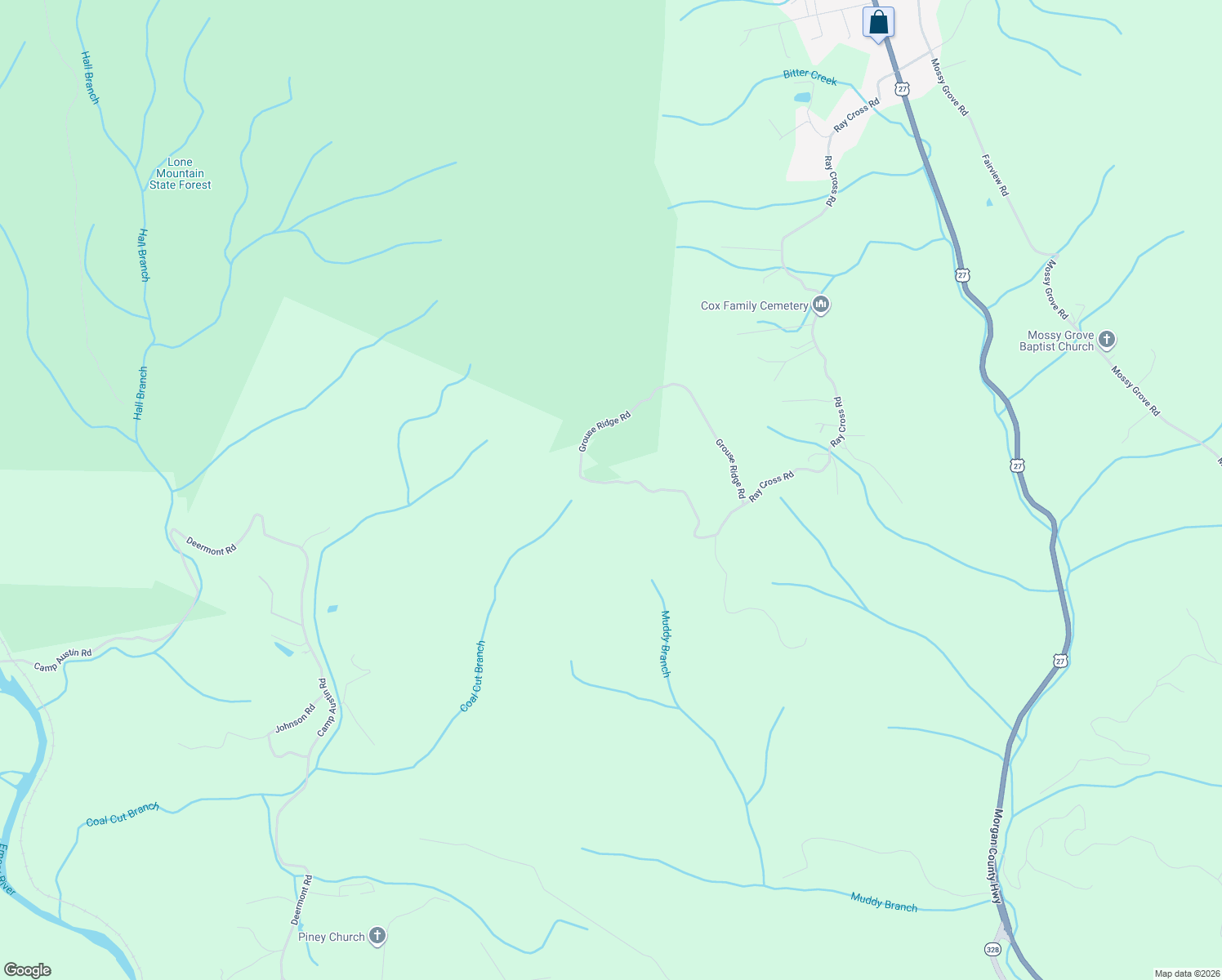 map of restaurants, bars, coffee shops, grocery stores, and more near 277 Grouse Ridge Road in Harriman