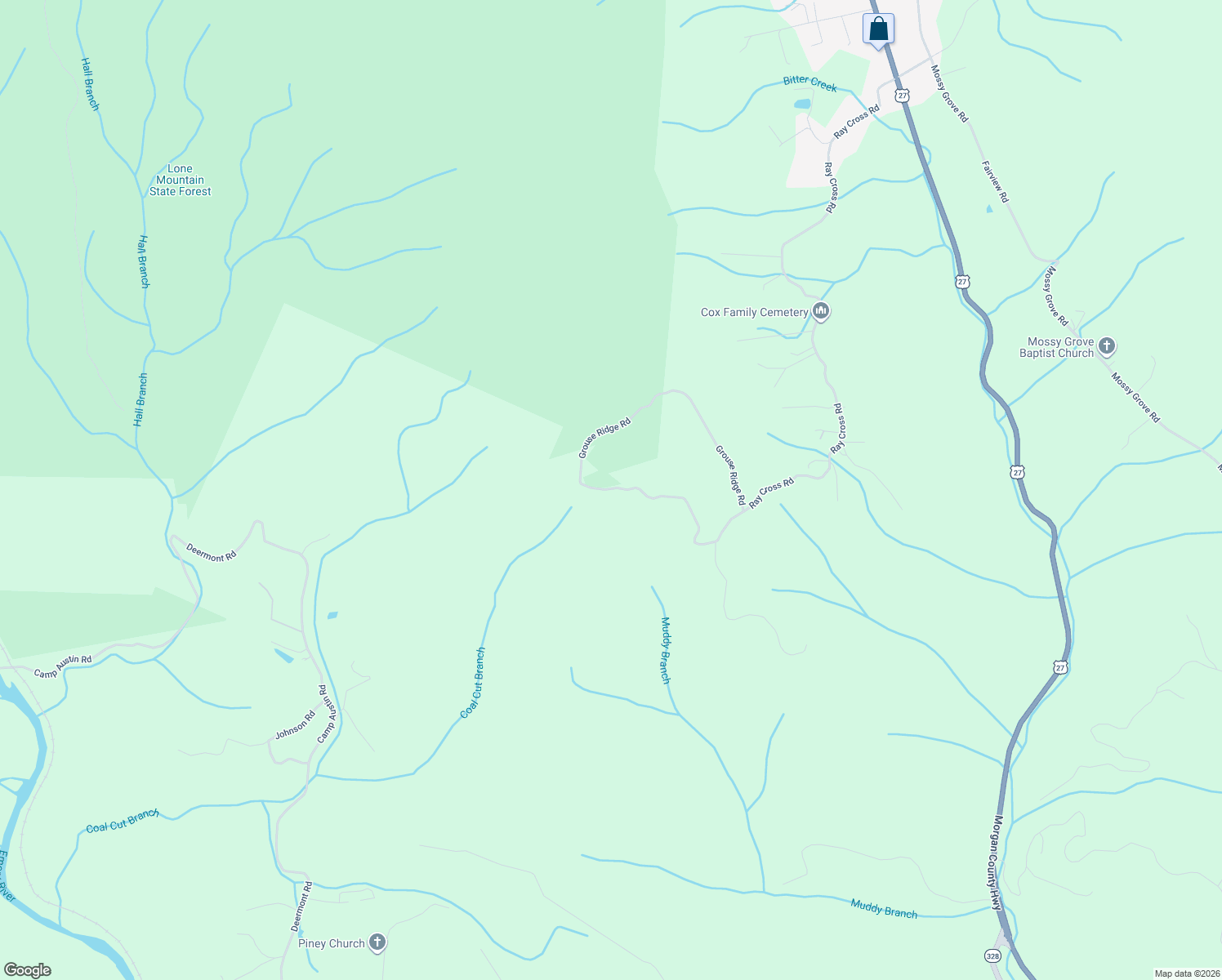 map of restaurants, bars, coffee shops, grocery stores, and more near 277 Grouse Ridge Road in Harriman