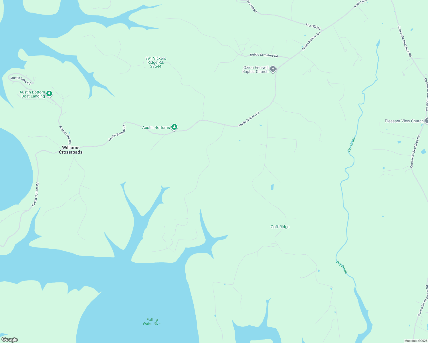 map of restaurants, bars, coffee shops, grocery stores, and more near 432-1138 Dunn Ridge Road in Baxter