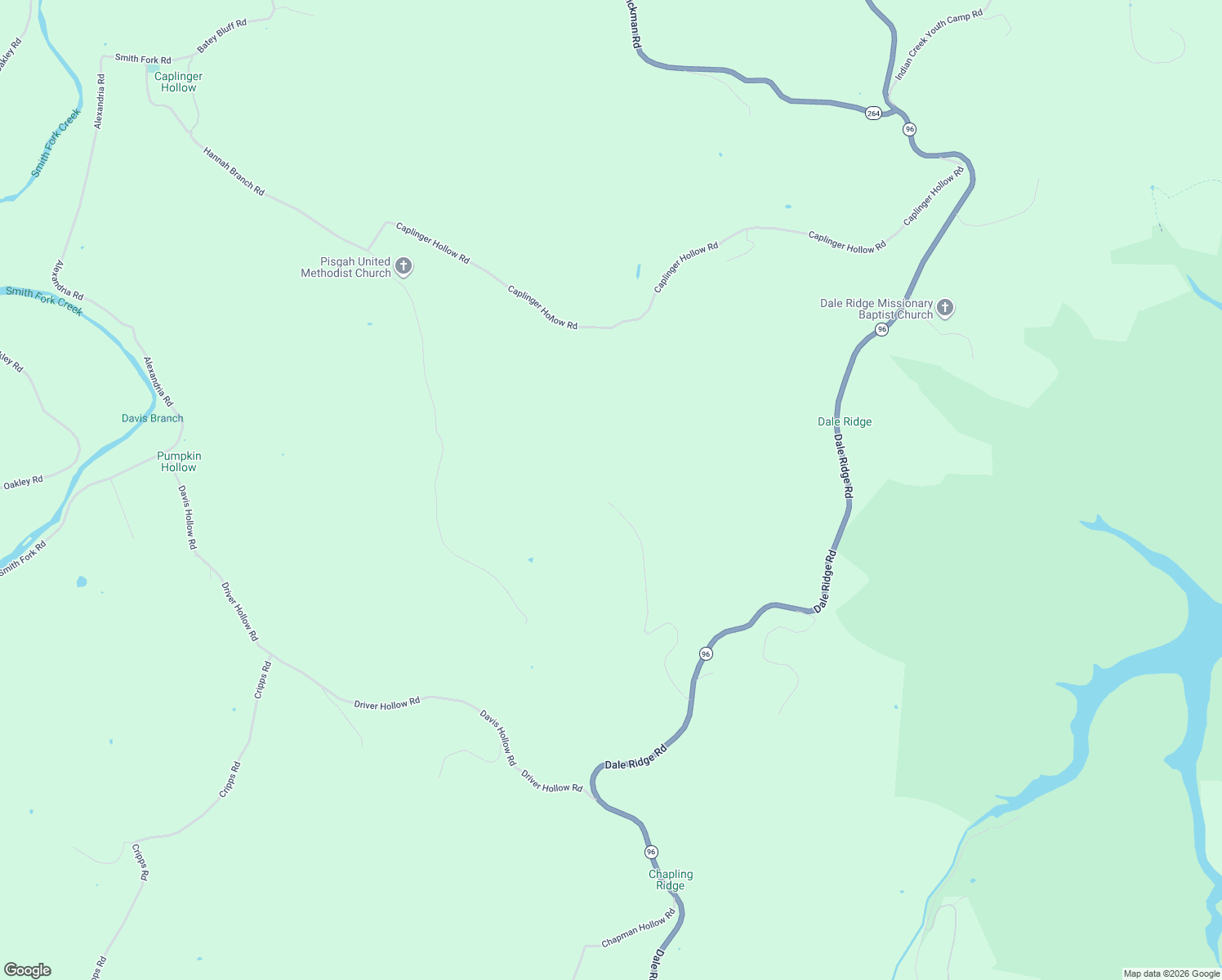 map of restaurants, bars, coffee shops, grocery stores, and more near 3147 Dale Ridge Road in Dowelltown