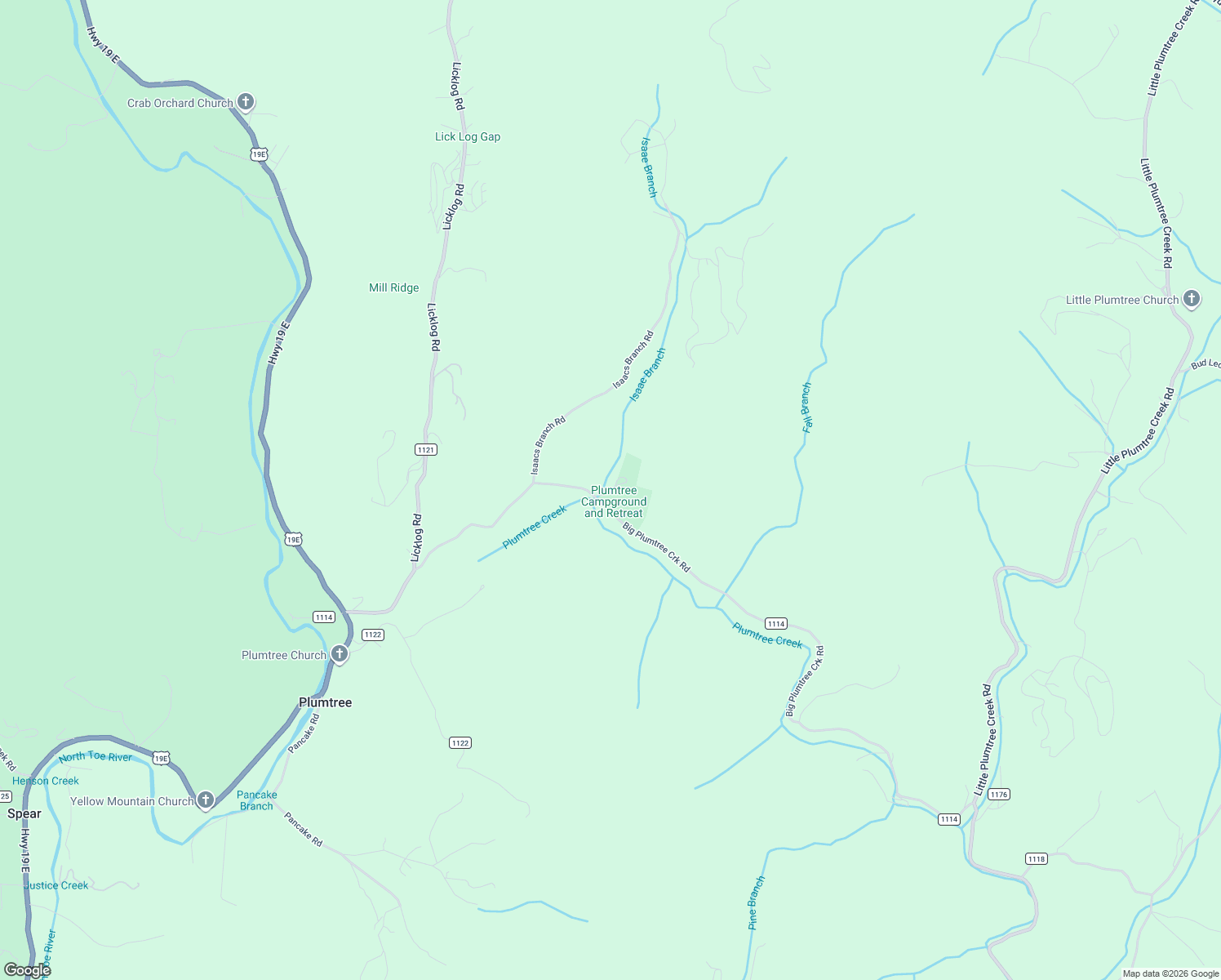 map of restaurants, bars, coffee shops, grocery stores, and more near 2351 Big Plumtree Cr Road in Newland