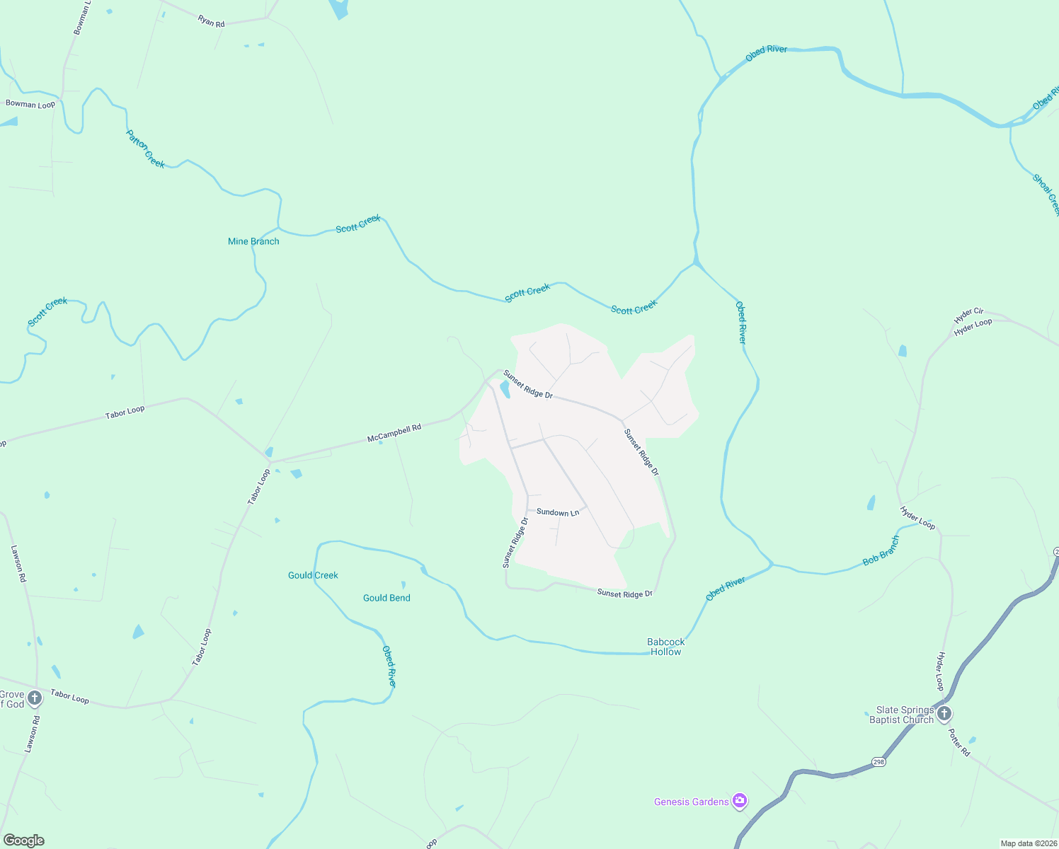 map of restaurants, bars, coffee shops, grocery stores, and more near 82 Summerwind Court in Crossville