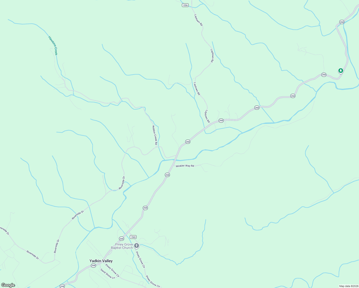 map of restaurants, bars, coffee shops, grocery stores, and more near 3089 North Carolina 268 in Lenoir