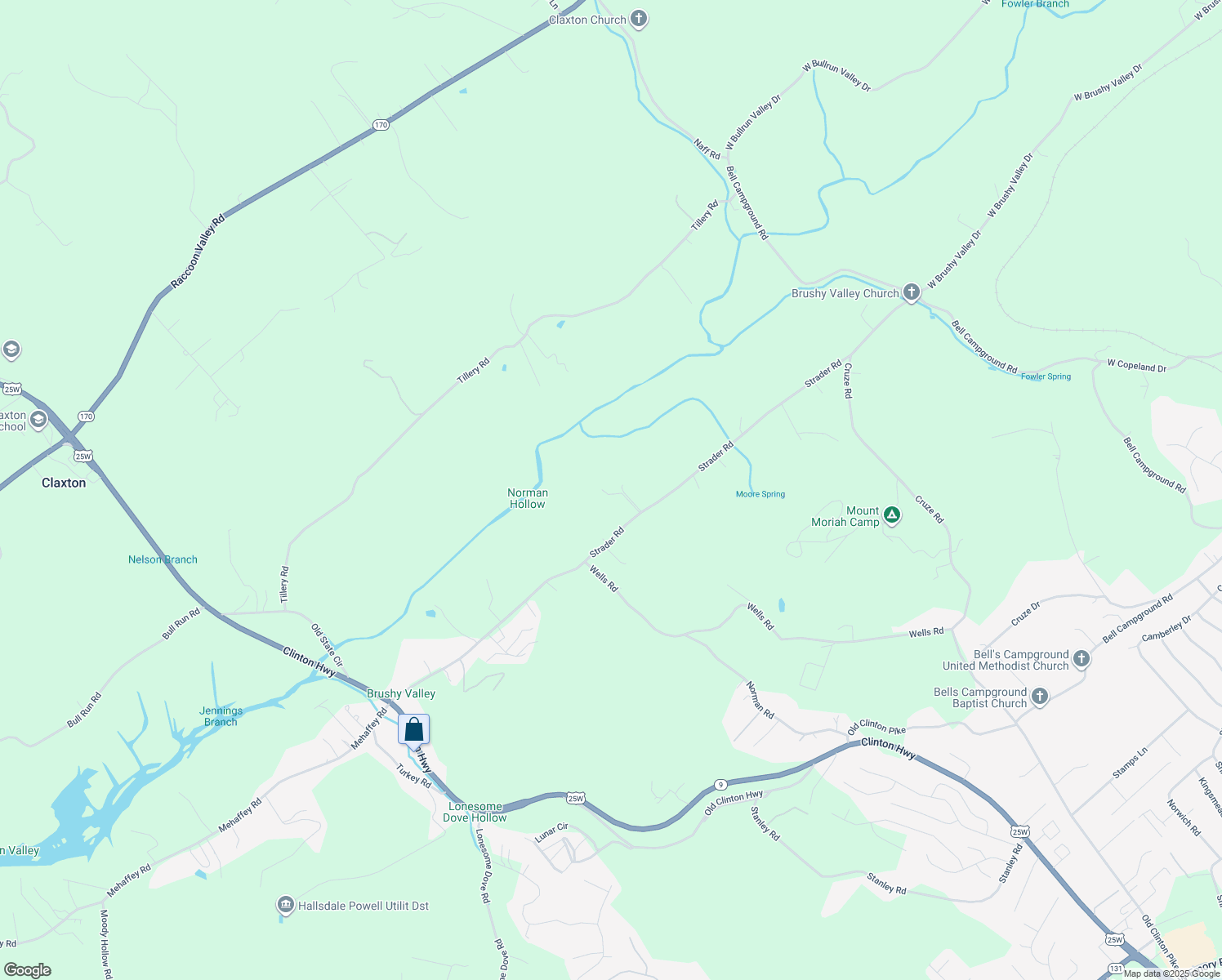 map of restaurants, bars, coffee shops, grocery stores, and more near 339 Strader Road in Powell