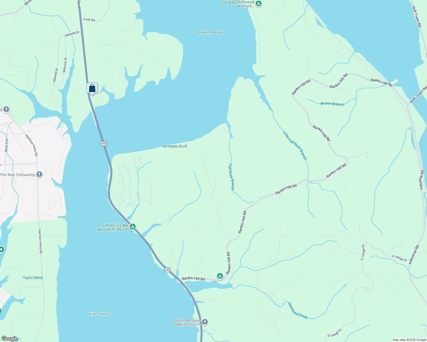map of restaurants, bars, coffee shops, grocery stores, and more near 1328 Brady Road in Newport