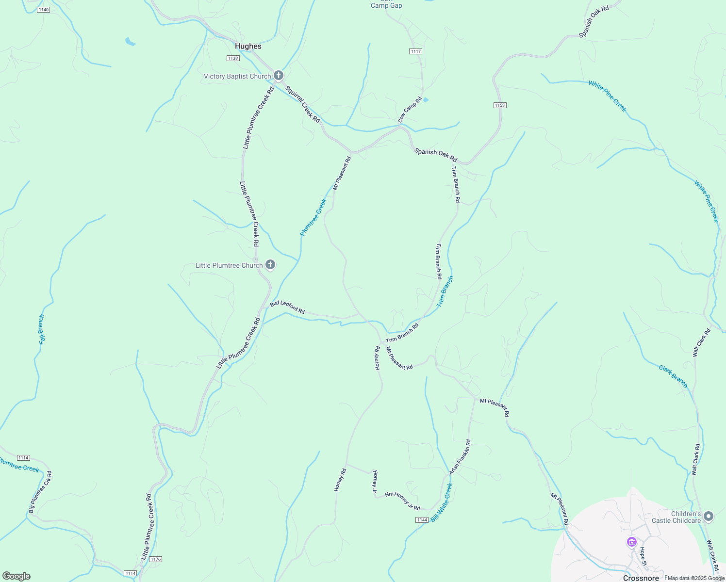 map of restaurants, bars, coffee shops, grocery stores, and more near 2400 Mount Pleasant Road in Newland