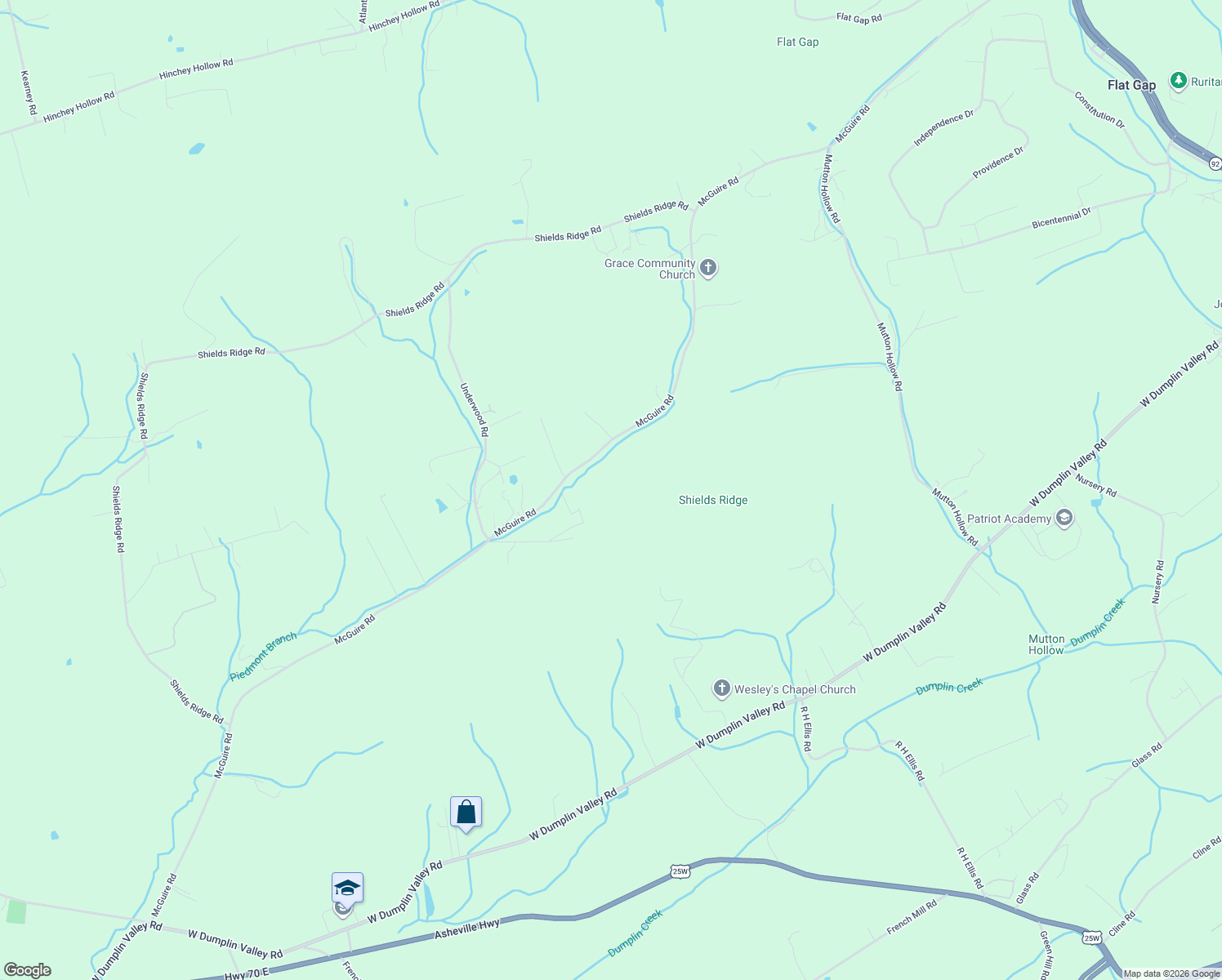 map of restaurants, bars, coffee shops, grocery stores, and more near 935 McGuire Road in New Market