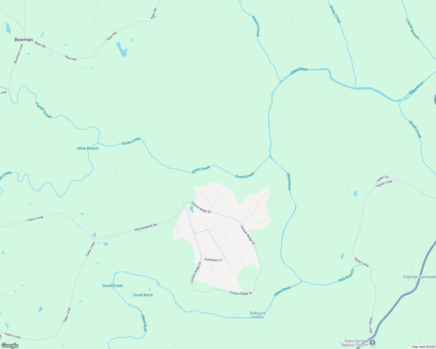 map of restaurants, bars, coffee shops, grocery stores, and more near 120 Sunset Point in Crossville