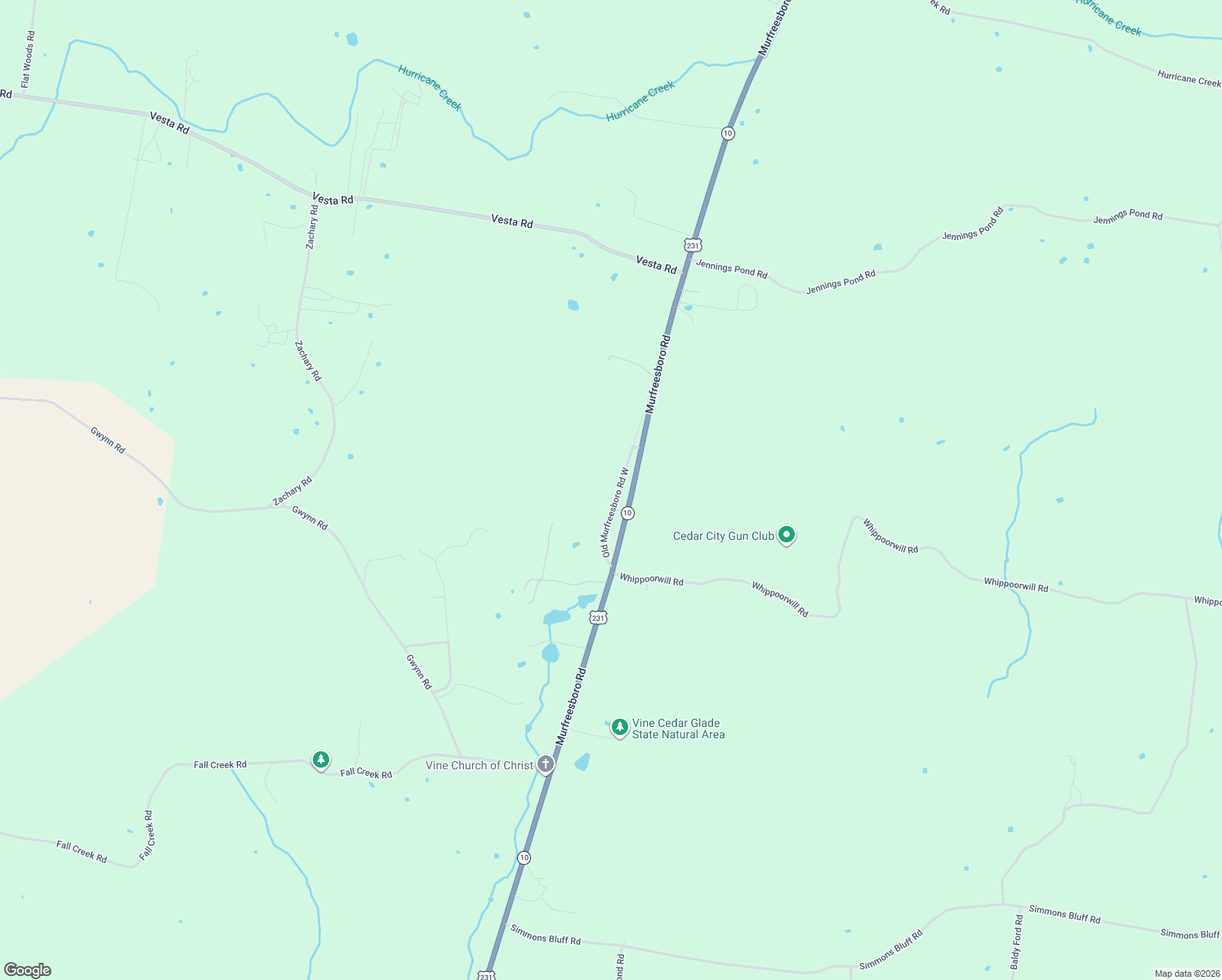 map of restaurants, bars, coffee shops, grocery stores, and more near 8670 Old Murfreesboro Road West in Lebanon