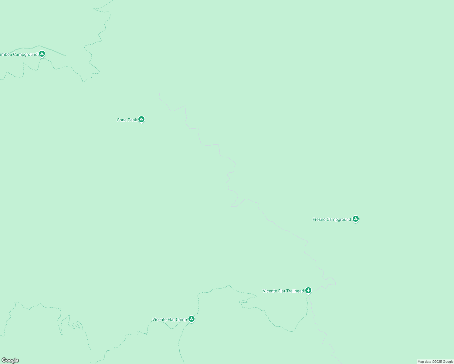 map of restaurants, bars, coffee shops, grocery stores, and more near Forest Route 22S05 in Big Sur