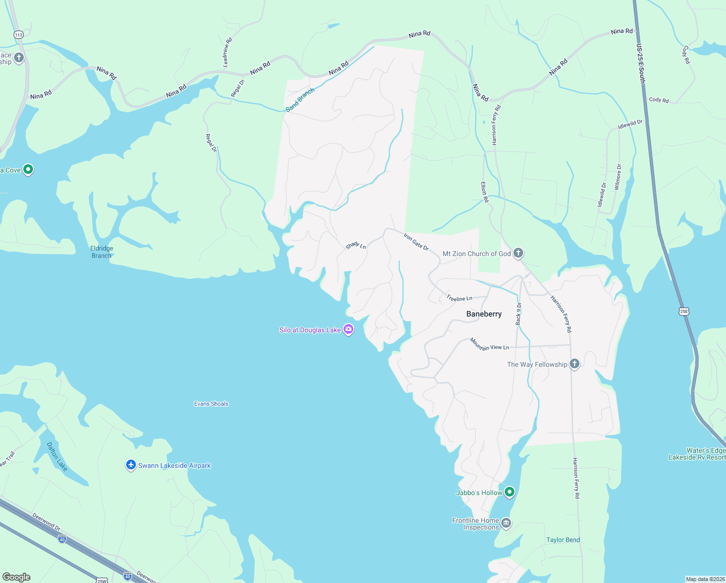 map of restaurants, bars, coffee shops, grocery stores, and more near 4096 Stone Way Place in White Pine