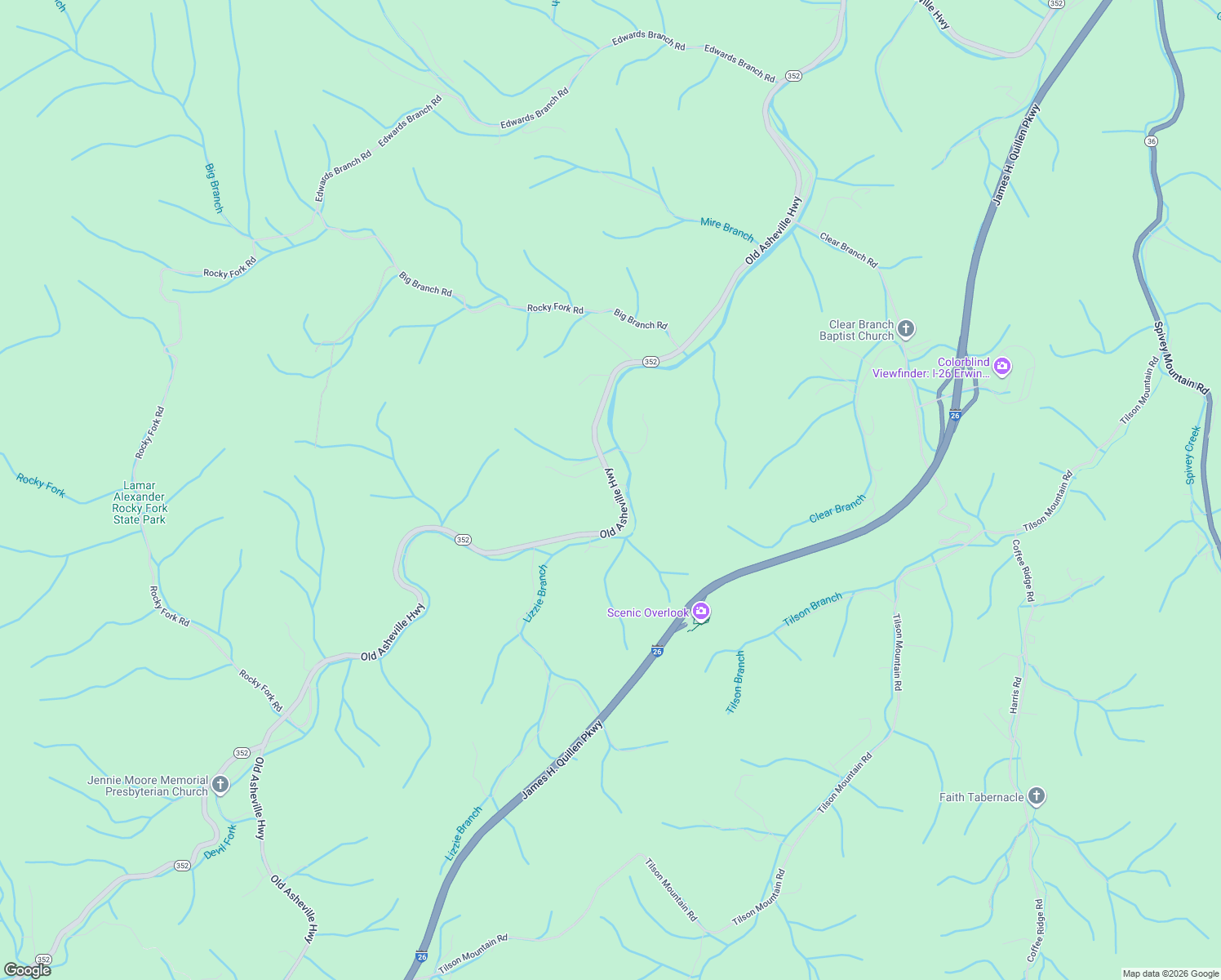 map of restaurants, bars, coffee shops, grocery stores, and more near 4208 Old Asheville Highway in Flag Pond