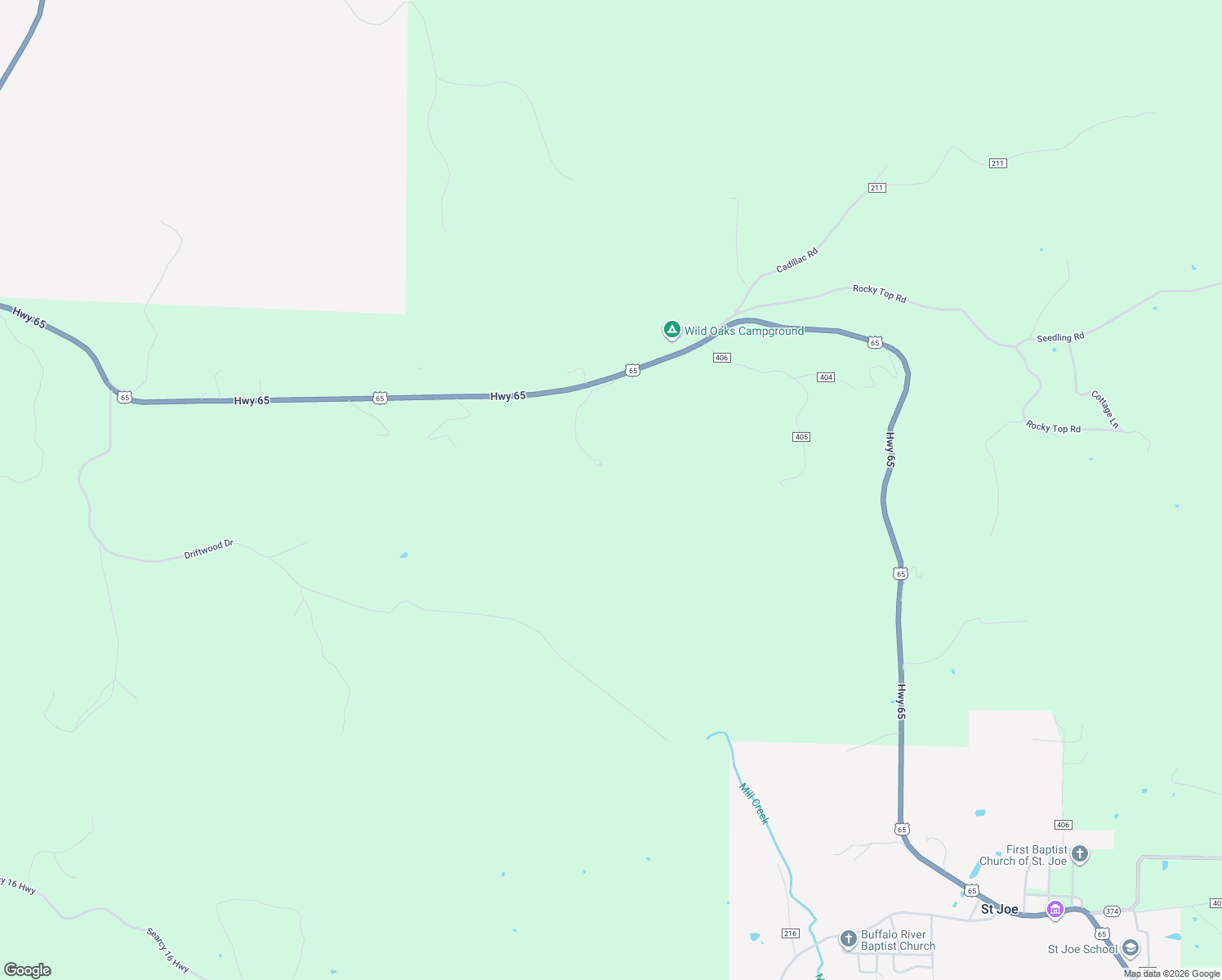 map of restaurants, bars, coffee shops, grocery stores, and more near in Pindall