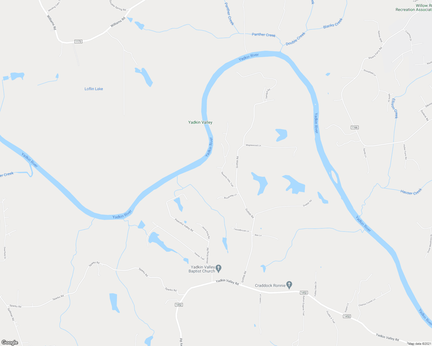 map of restaurants, bars, coffee shops, grocery stores, and more near 171 Serenity Hills Trail in Advance