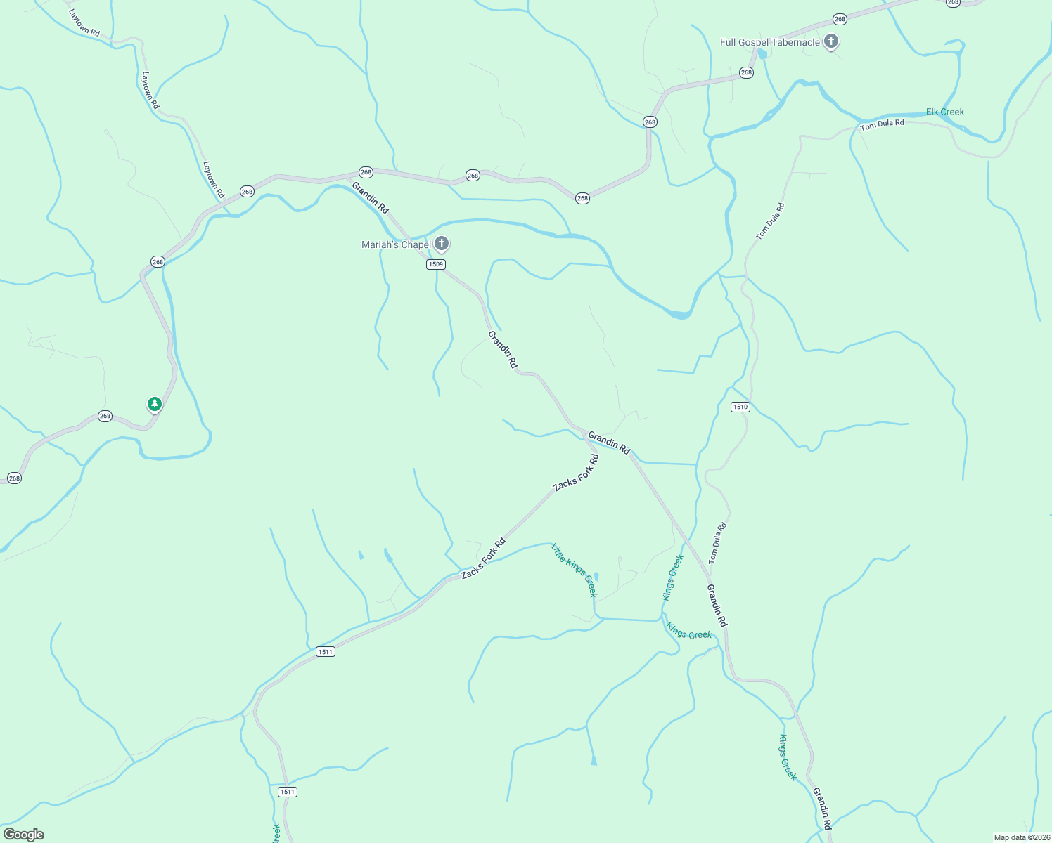 map of restaurants, bars, coffee shops, grocery stores, and more near 5045 Grandin Road in Lenoir
