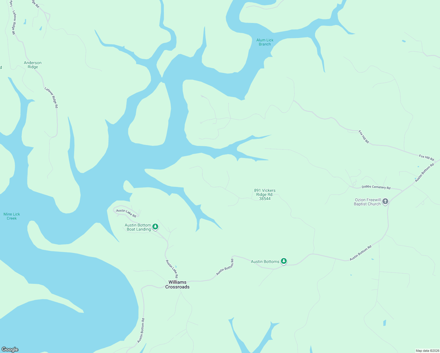 map of restaurants, bars, coffee shops, grocery stores, and more near in Williams Crossroads