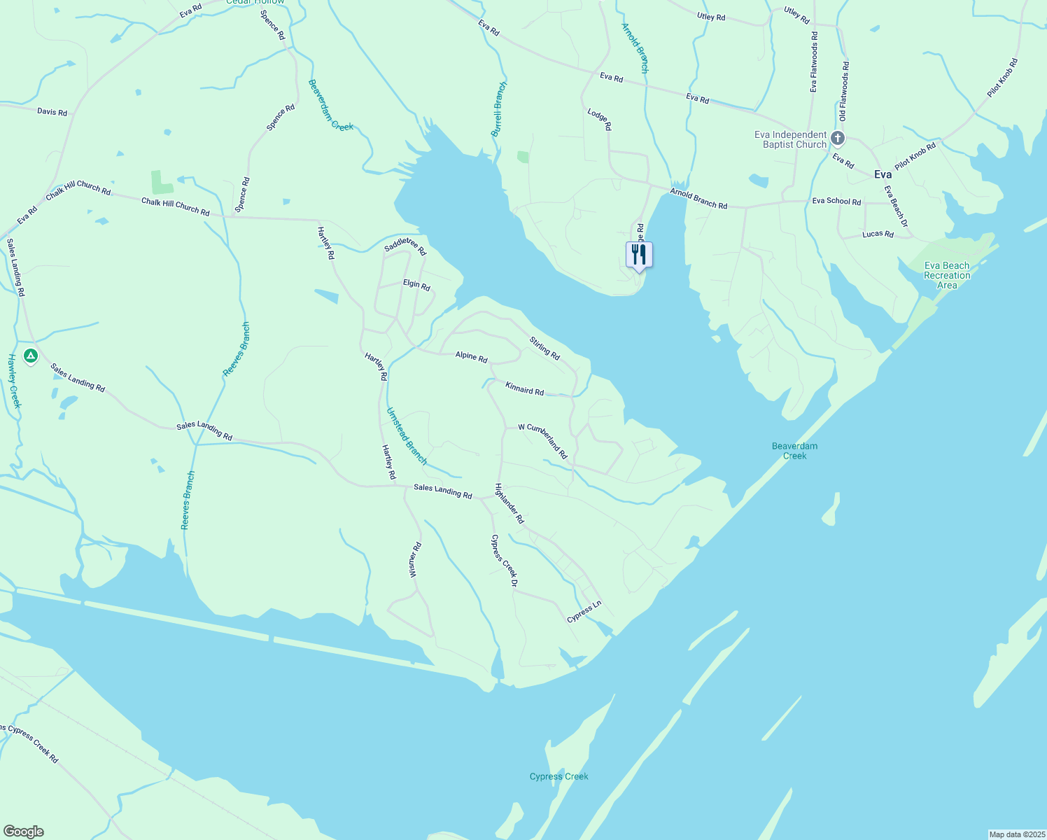 map of restaurants, bars, coffee shops, grocery stores, and more near 1-35,2-36 Lomond Ln in Camden
