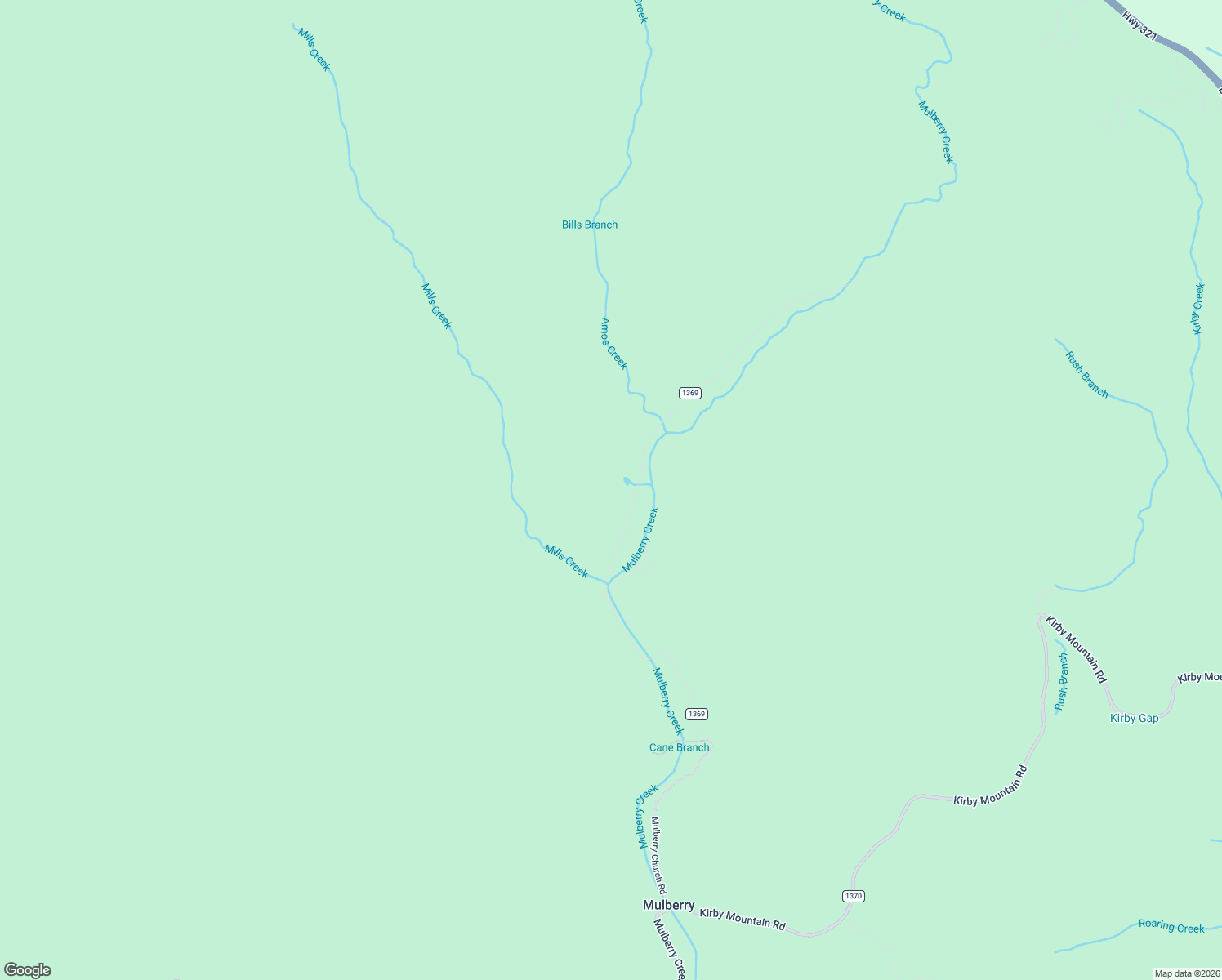 map of restaurants, bars, coffee shops, grocery stores, and more near 6029 Mulberry Church Road in Lenoir