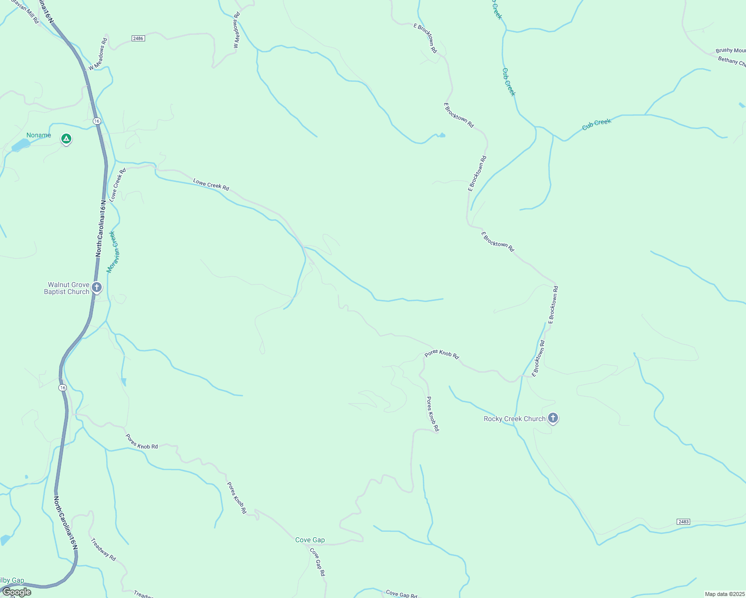 map of restaurants, bars, coffee shops, grocery stores, and more near in Moravian Falls