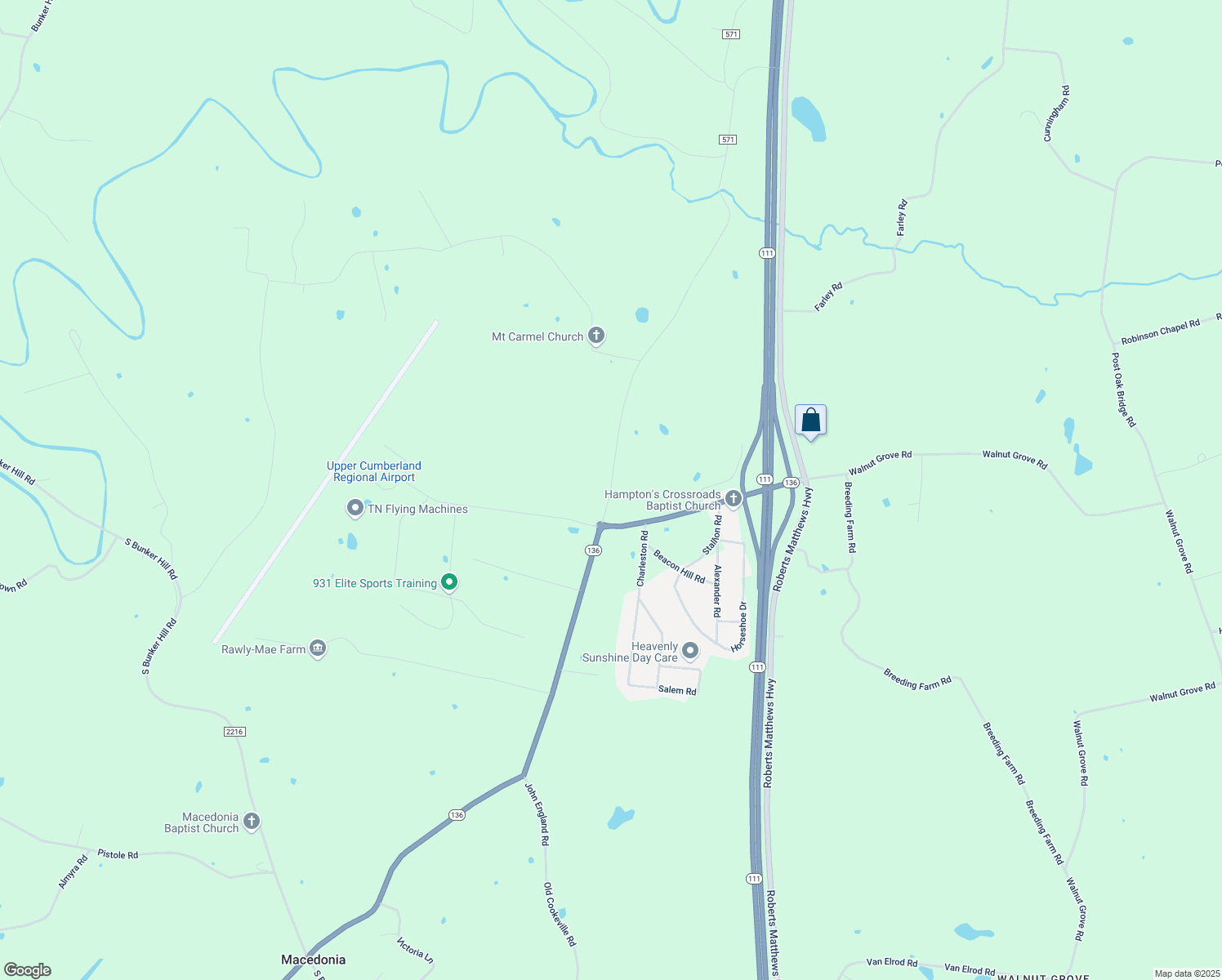 map of restaurants, bars, coffee shops, grocery stores, and more near 190 South Cookeville Lane in Sparta