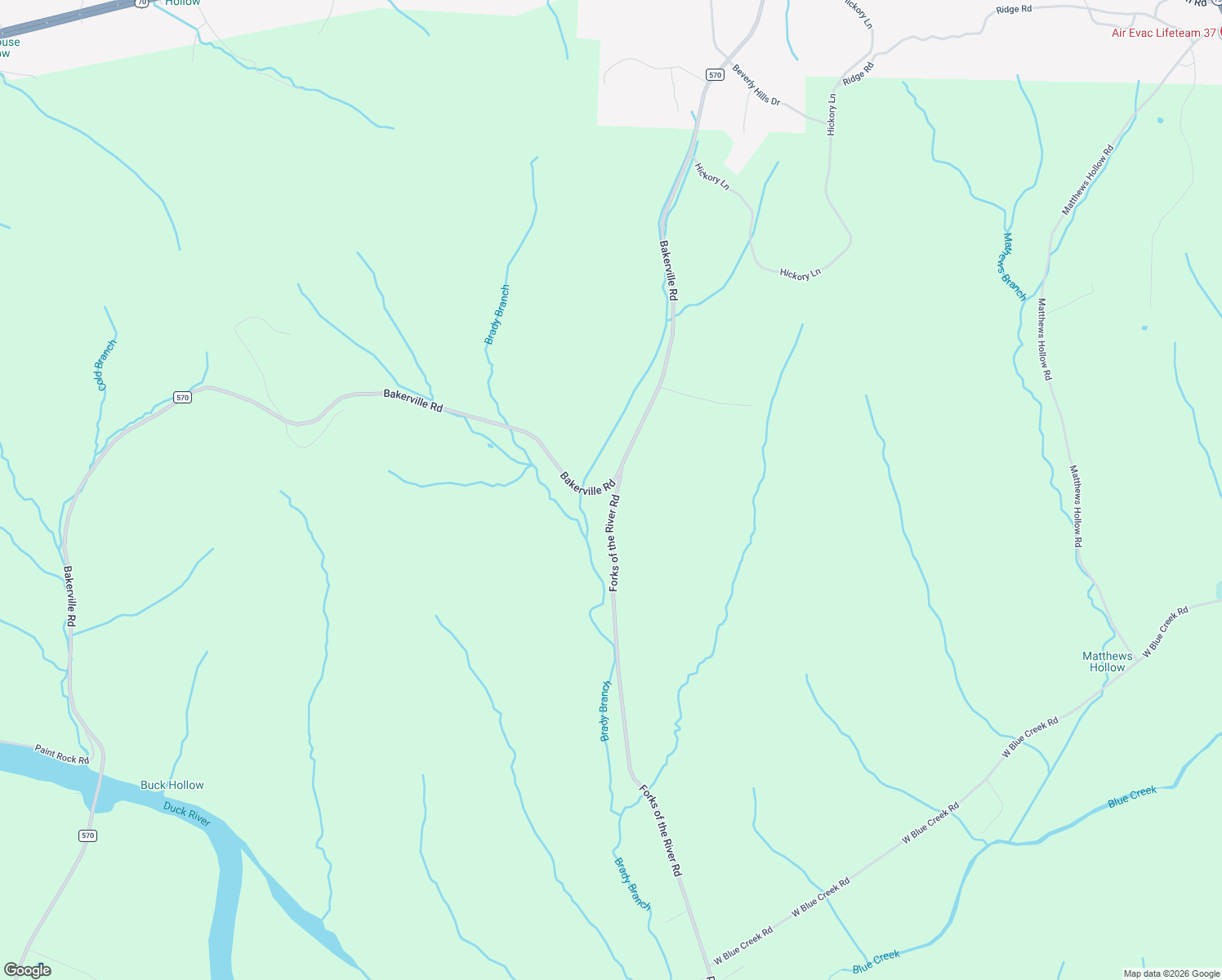 map of restaurants, bars, coffee shops, grocery stores, and more near 1761 Bakerville Road in Waverly