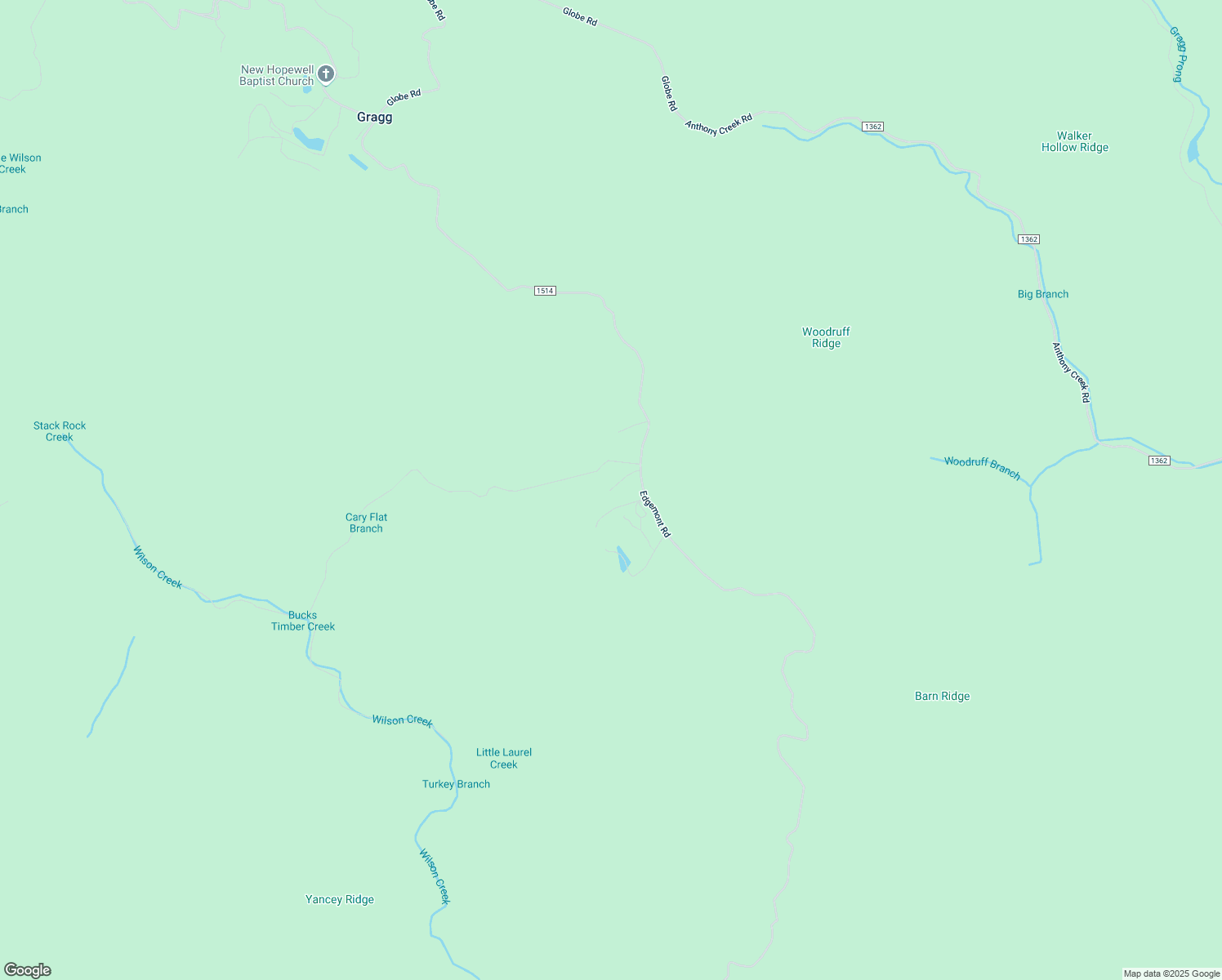 map of restaurants, bars, coffee shops, grocery stores, and more near 116 Wilson Creek Lane in Collettsville