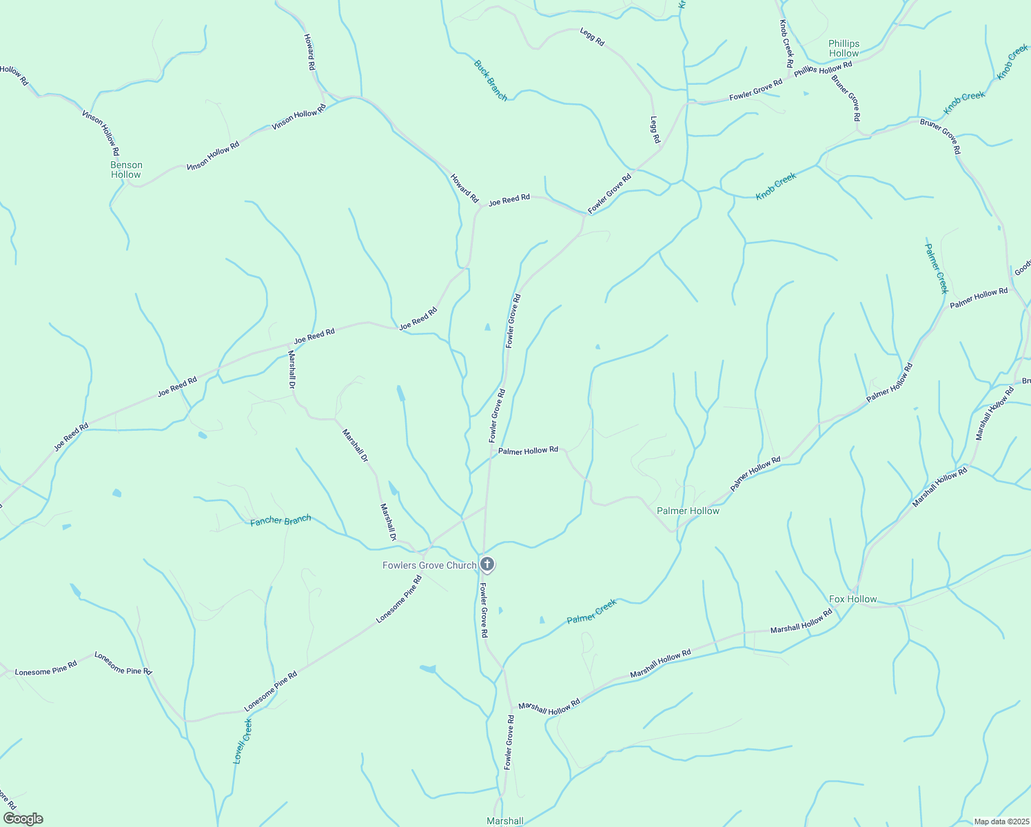 map of restaurants, bars, coffee shops, grocery stores, and more near 1944 Fowler Grove Road in Bybee