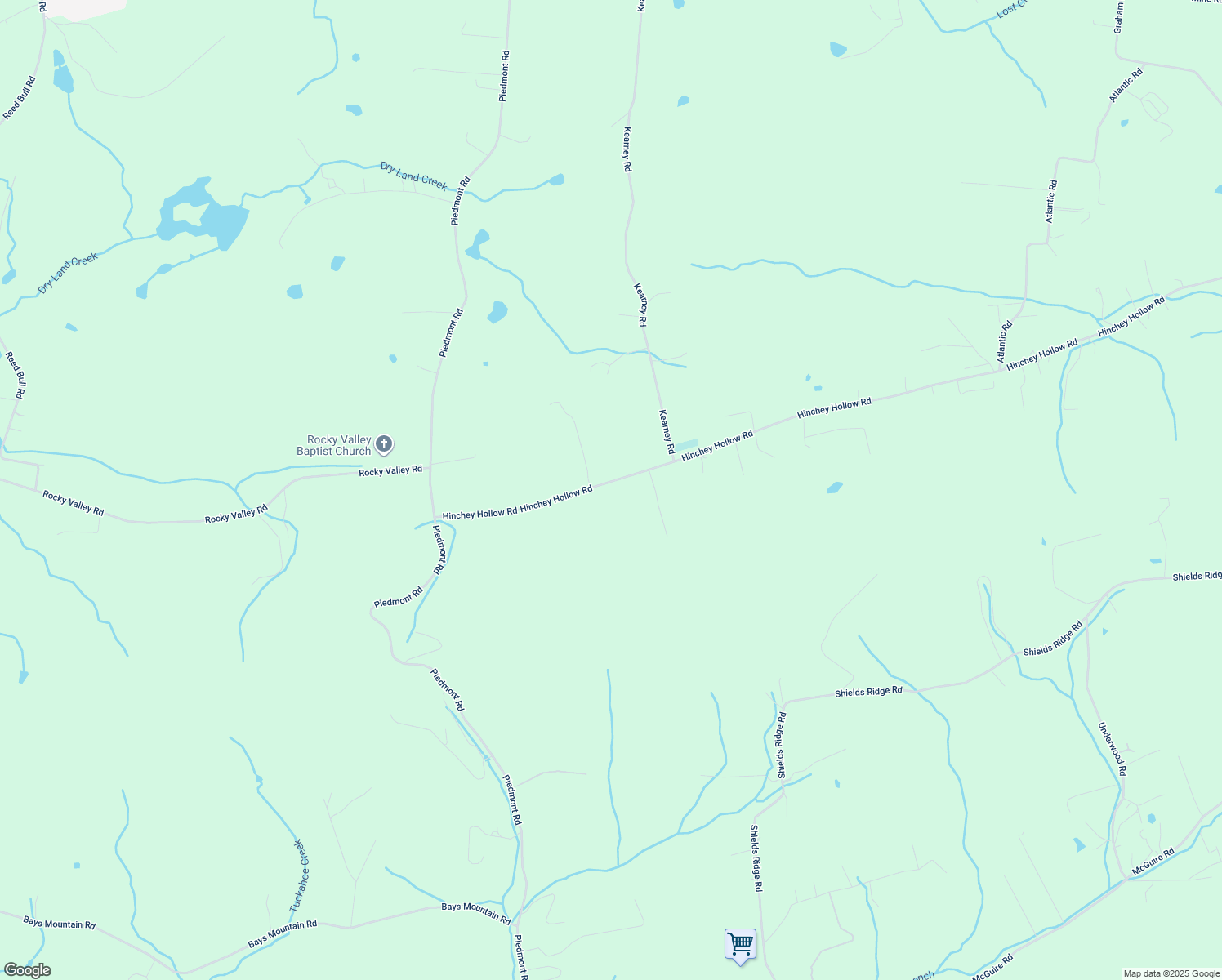 map of restaurants, bars, coffee shops, grocery stores, and more near 1077 Hinchey Hollow Road in New Market