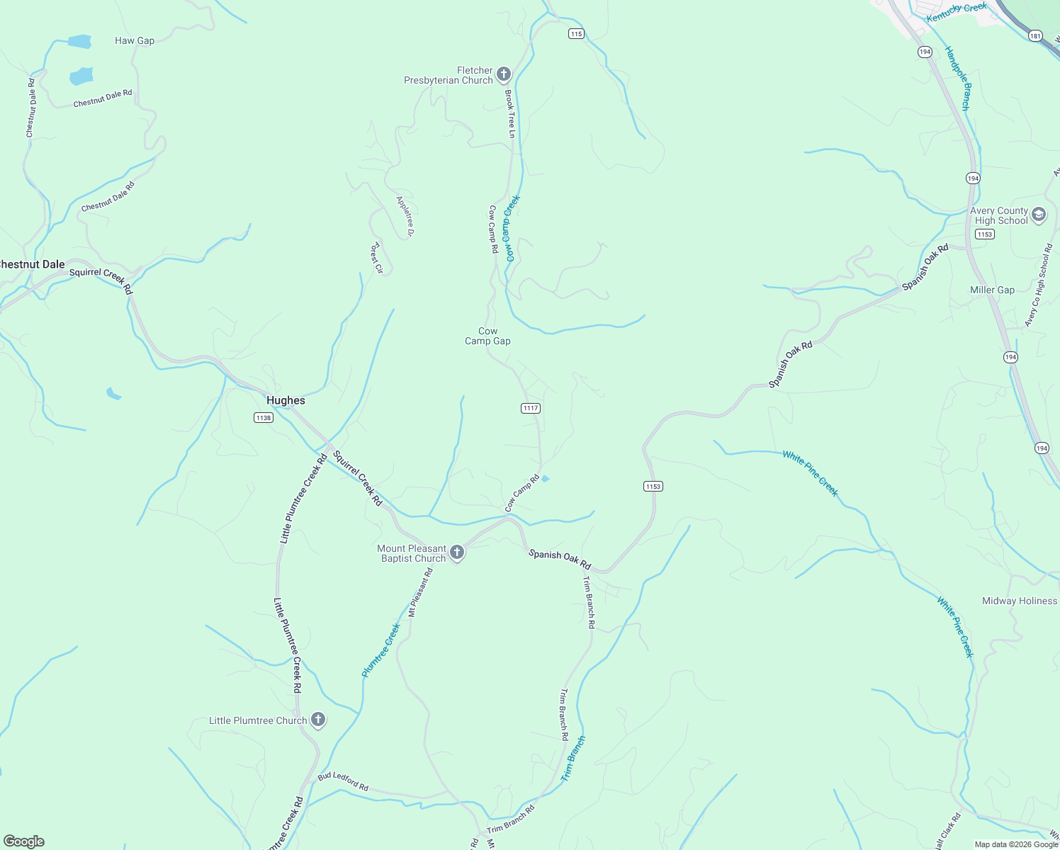 map of restaurants, bars, coffee shops, grocery stores, and more near 1 Deep End Lane in Newland
