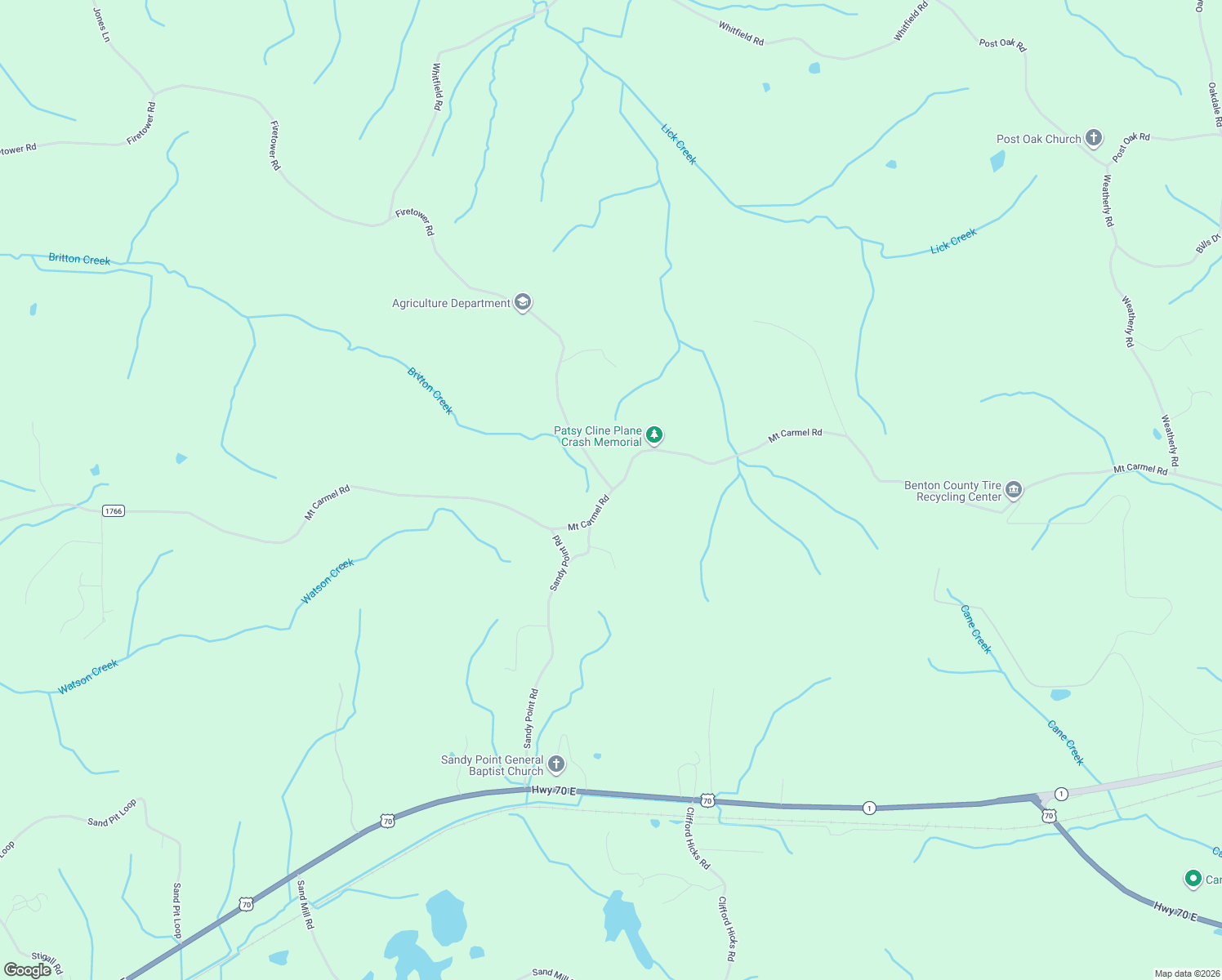 map of restaurants, bars, coffee shops, grocery stores, and more near 2930-2962 Mount Carmel Road in Camden