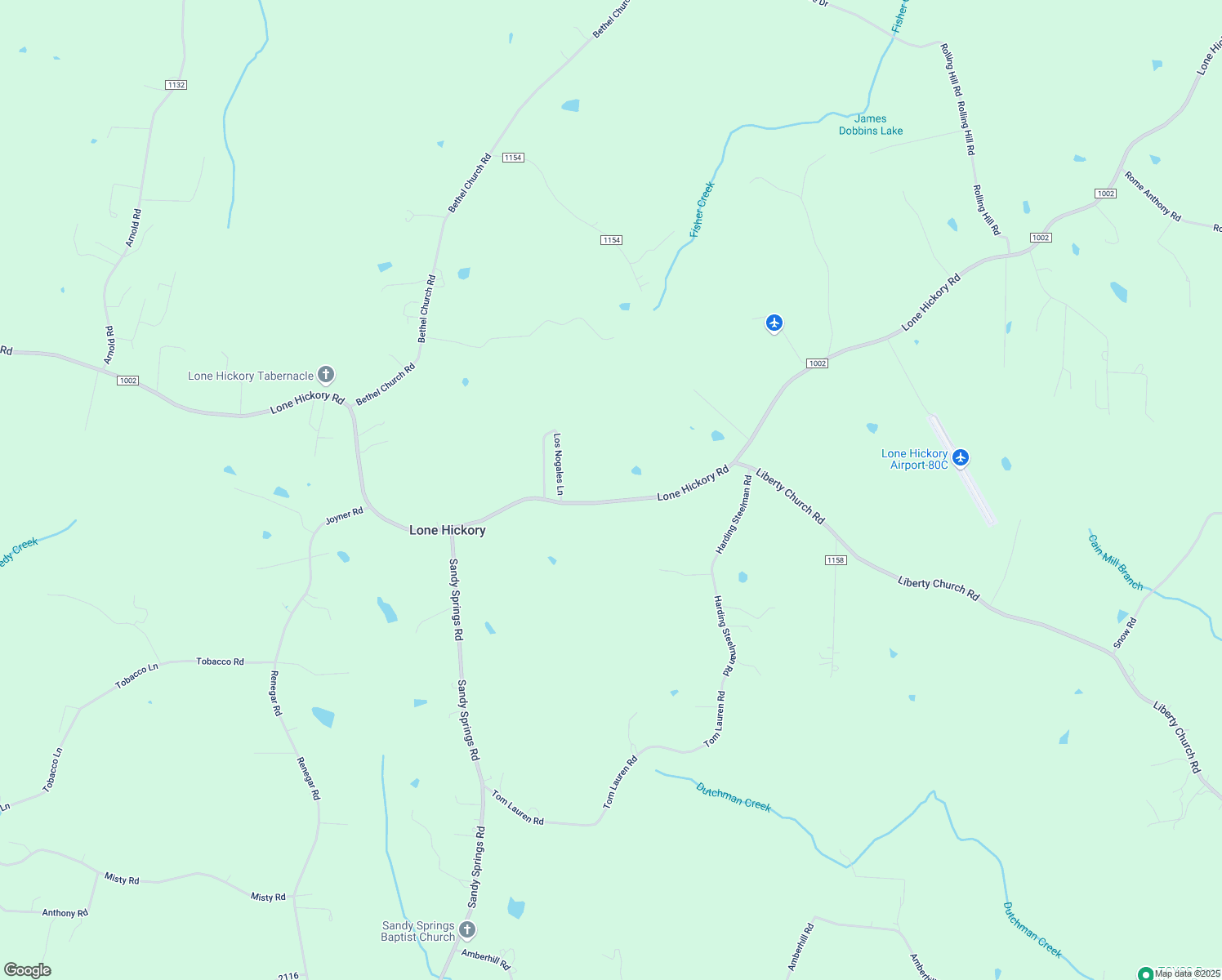 map of restaurants, bars, coffee shops, grocery stores, and more near 2728 Lone Hickory Road in Yadkinville