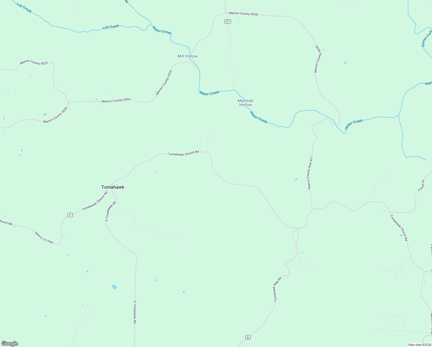map of restaurants, bars, coffee shops, grocery stores, and more near Searcy 31 Highway in Saint Joe