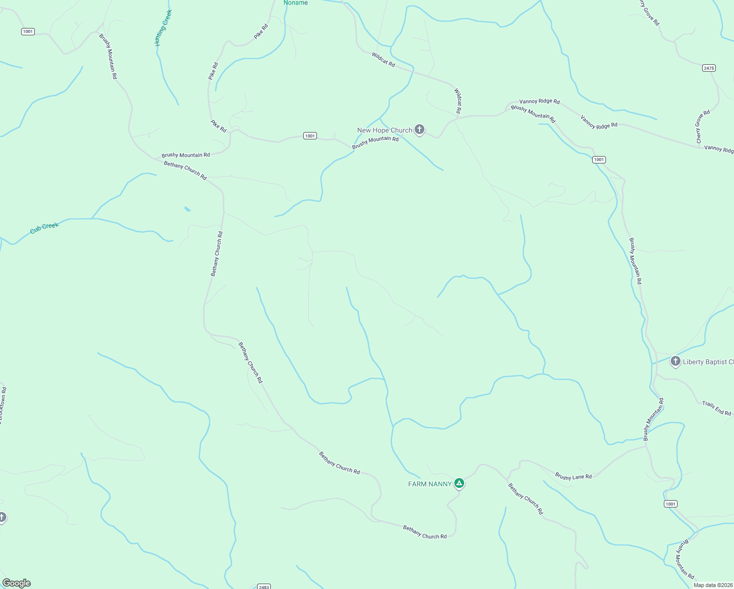 map of restaurants, bars, coffee shops, grocery stores, and more near 475 Hendren Road in Moravian Falls