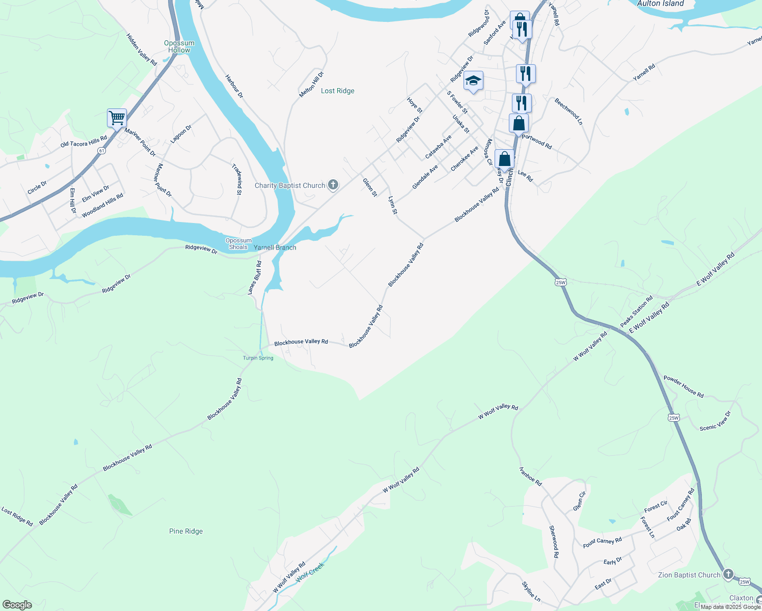 Blockhouse Valley Road, Clinton TN Walk Score