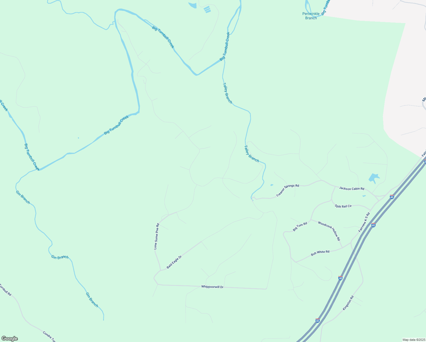 map of restaurants, bars, coffee shops, grocery stores, and more near 1120 Wildlife Trail in Kingston Springs