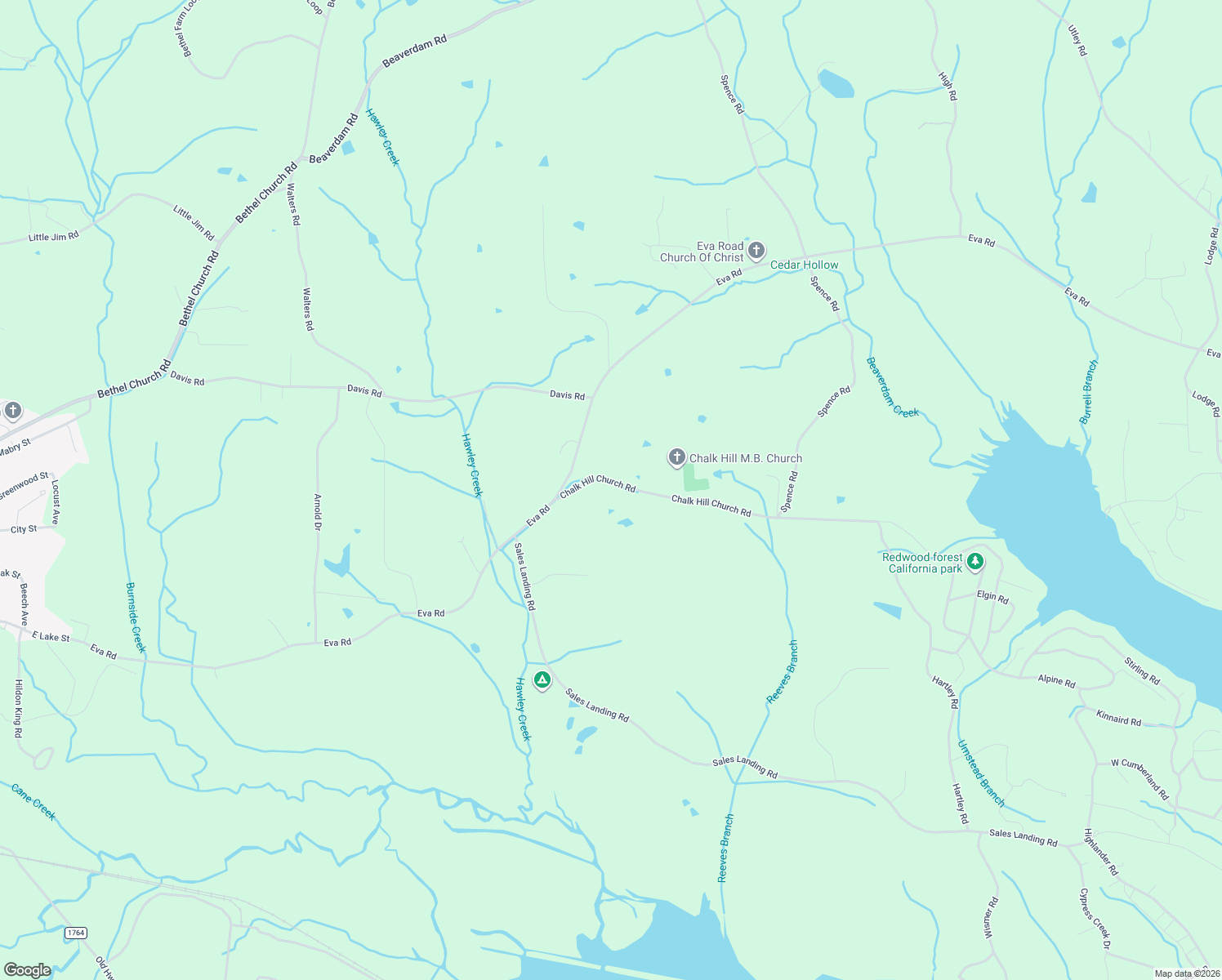 map of restaurants, bars, coffee shops, grocery stores, and more near 201 Chalk Hill Church Road in Camden