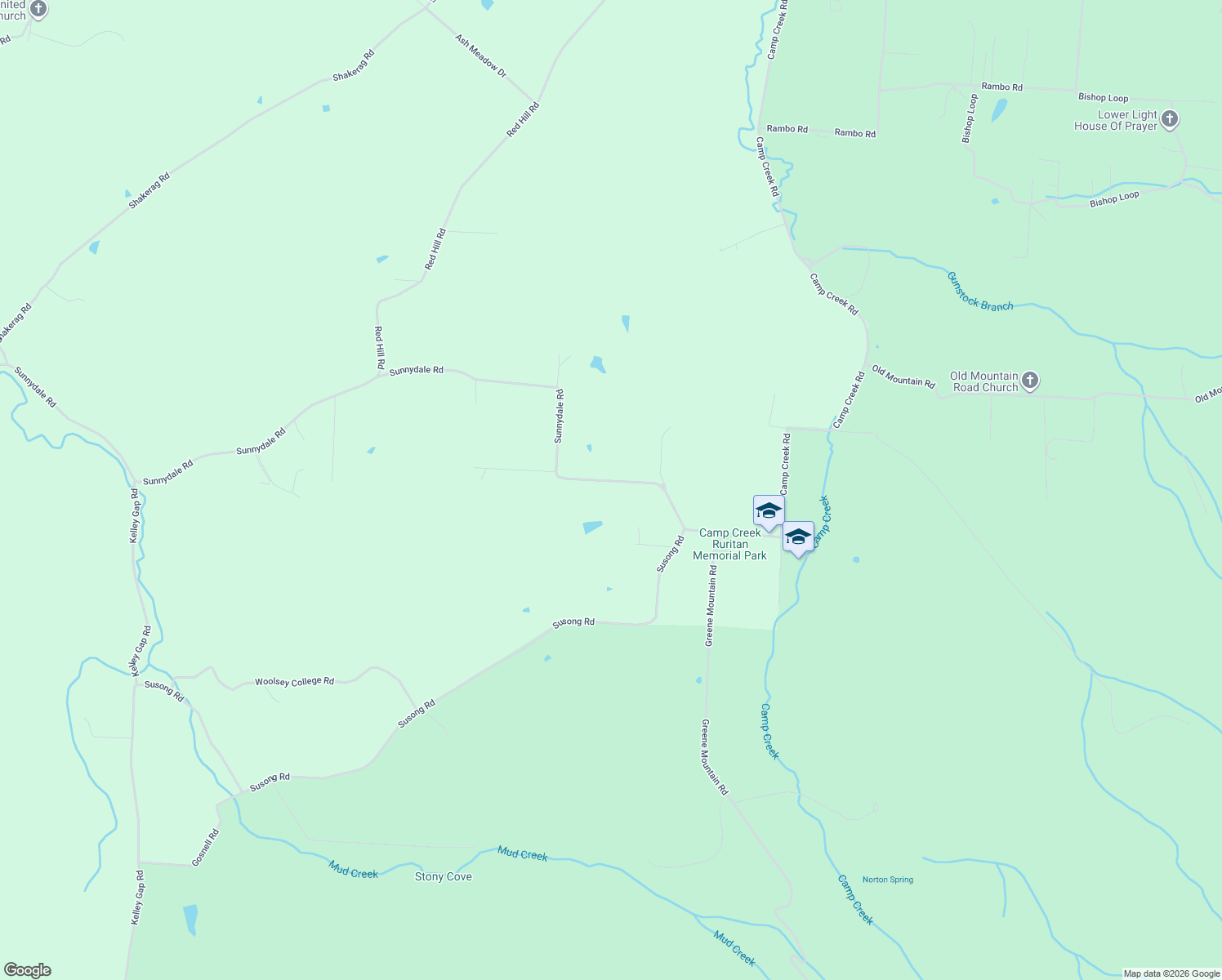 map of restaurants, bars, coffee shops, grocery stores, and more near 3750 Sunnydale Road in Greeneville