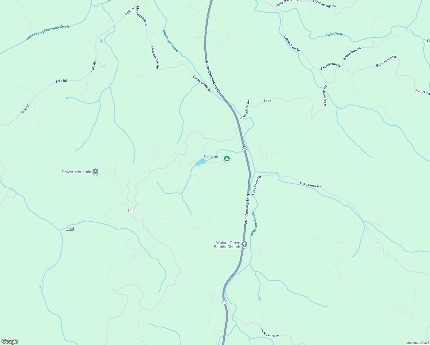 map of restaurants, bars, coffee shops, grocery stores, and more near 437 Hollywood Road in Moravian Falls