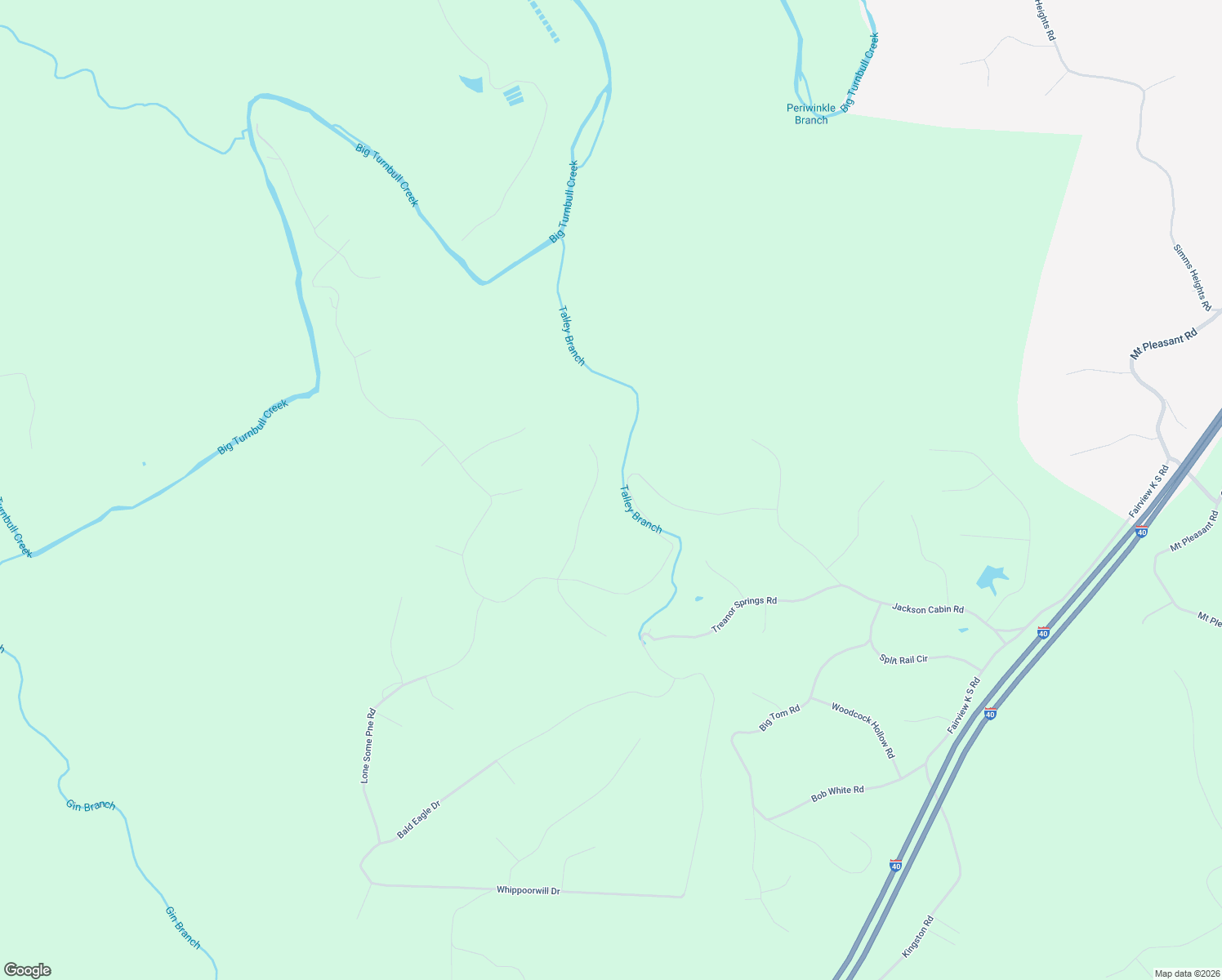 map of restaurants, bars, coffee shops, grocery stores, and more near 1084 Overlook Trail in Kingston Springs