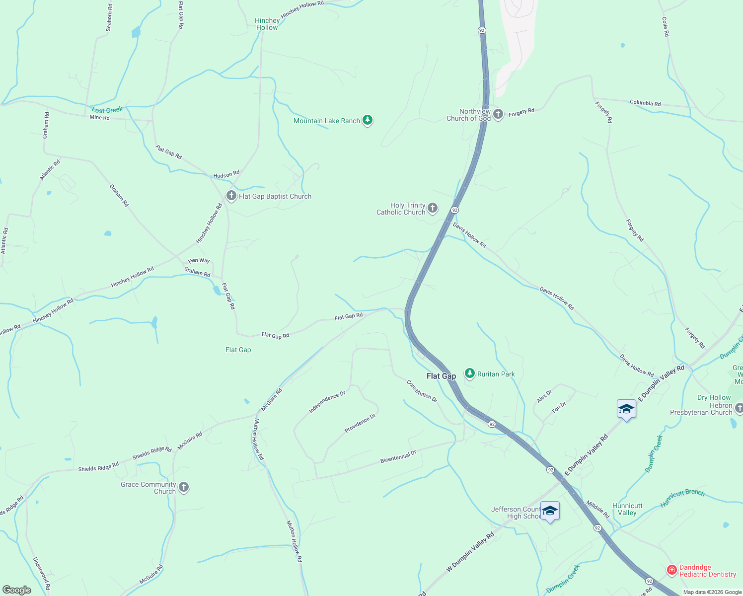 map of restaurants, bars, coffee shops, grocery stores, and more near 417 Sunrise Ridge Drive in Jefferson City
