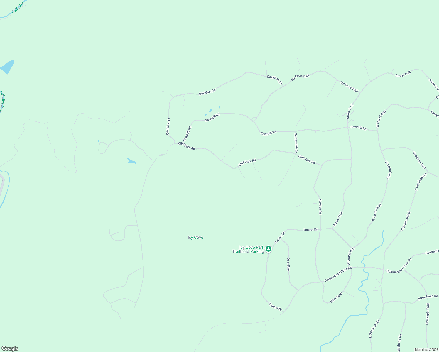 map of restaurants, bars, coffee shops, grocery stores, and more near 583 Cliff Park Road in Monterey
